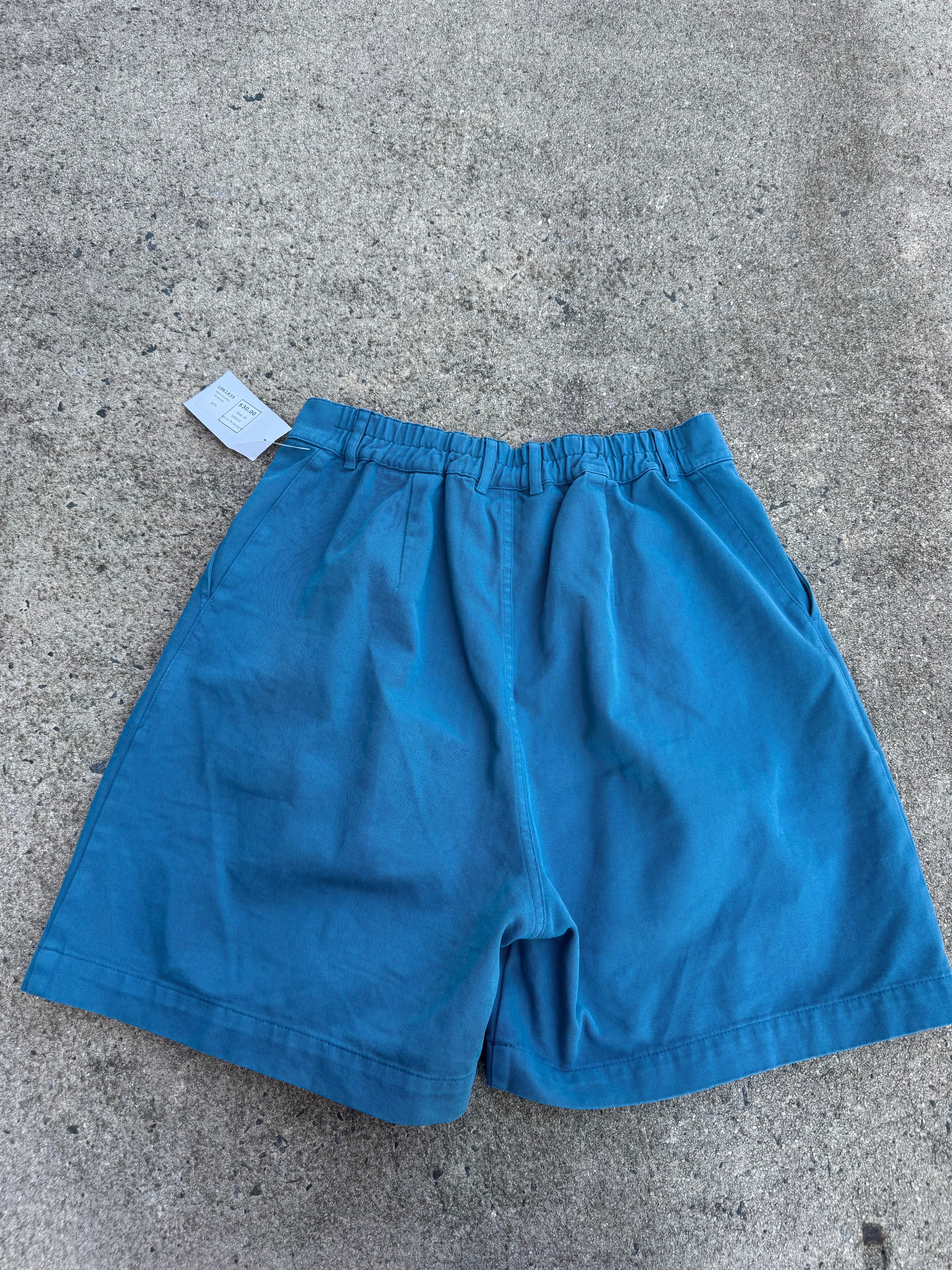 Turqouise big bud press Jorts, M