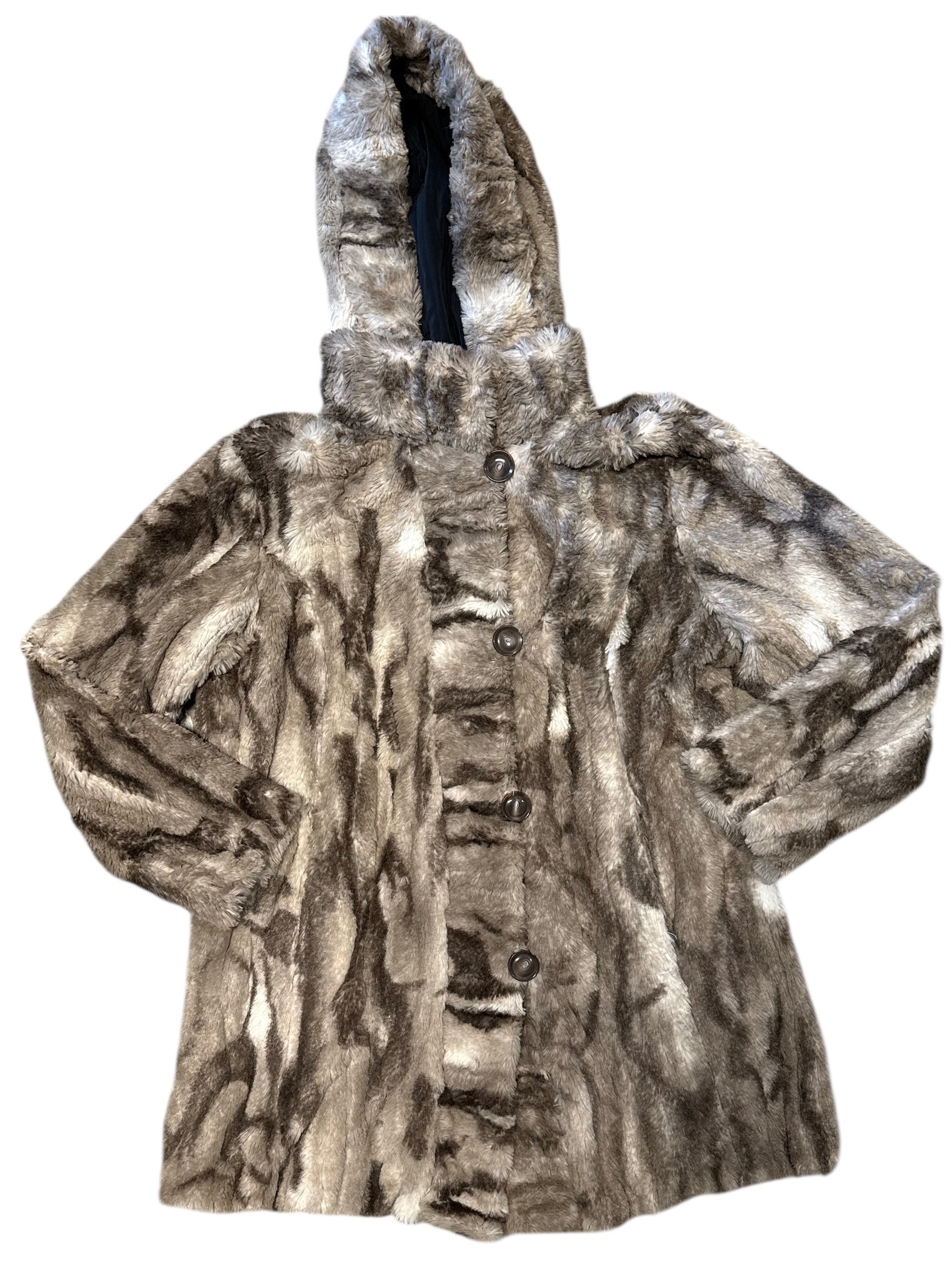 Brown Hal Rubenstein Furry jacket, L