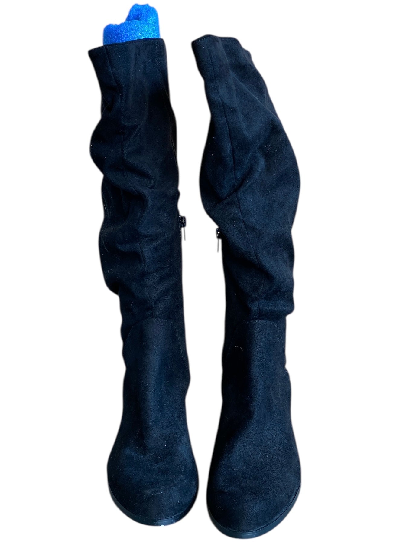 black charles slouchy boots, 8