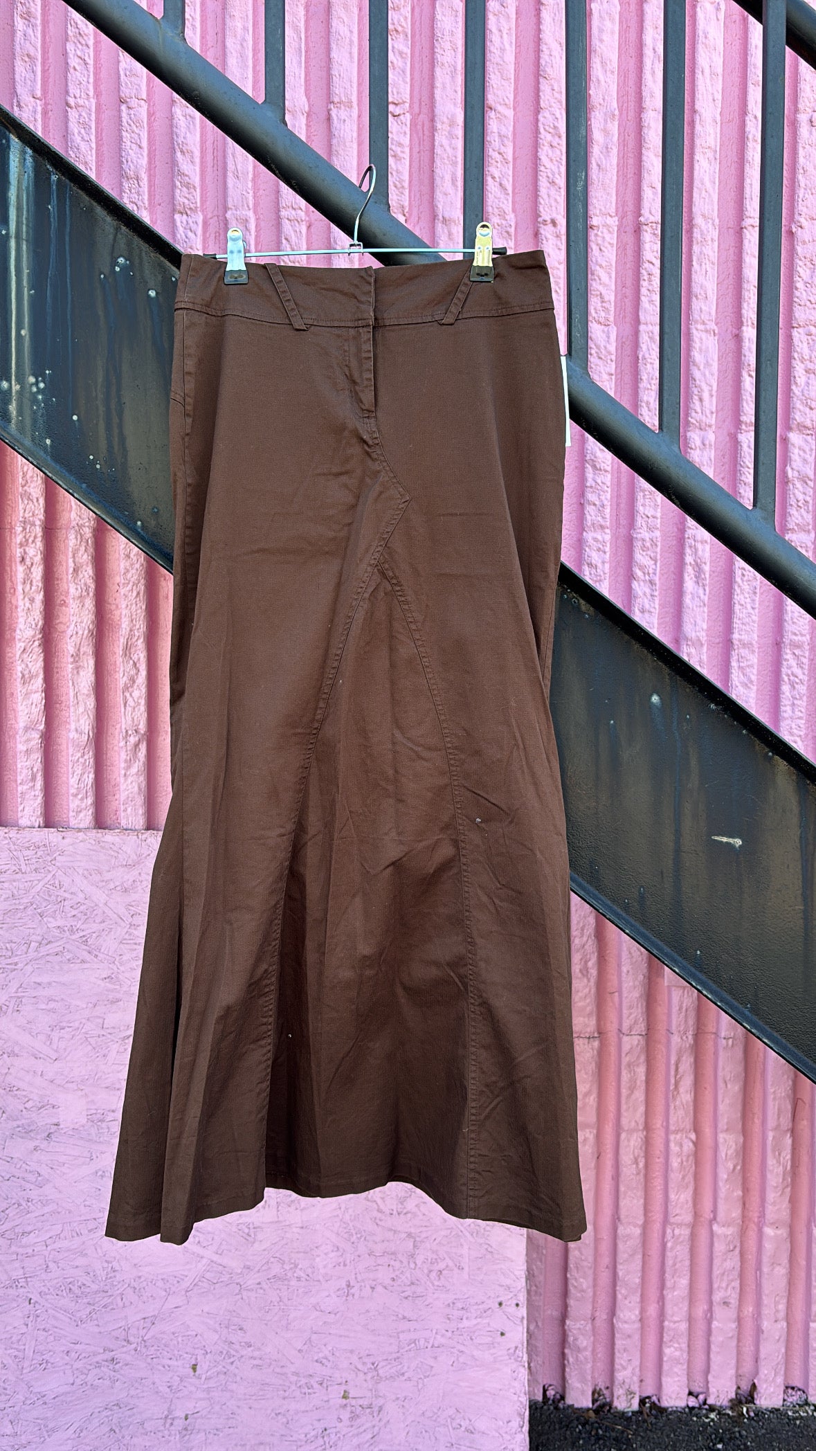 brown metro 7 maxi skirt, 2