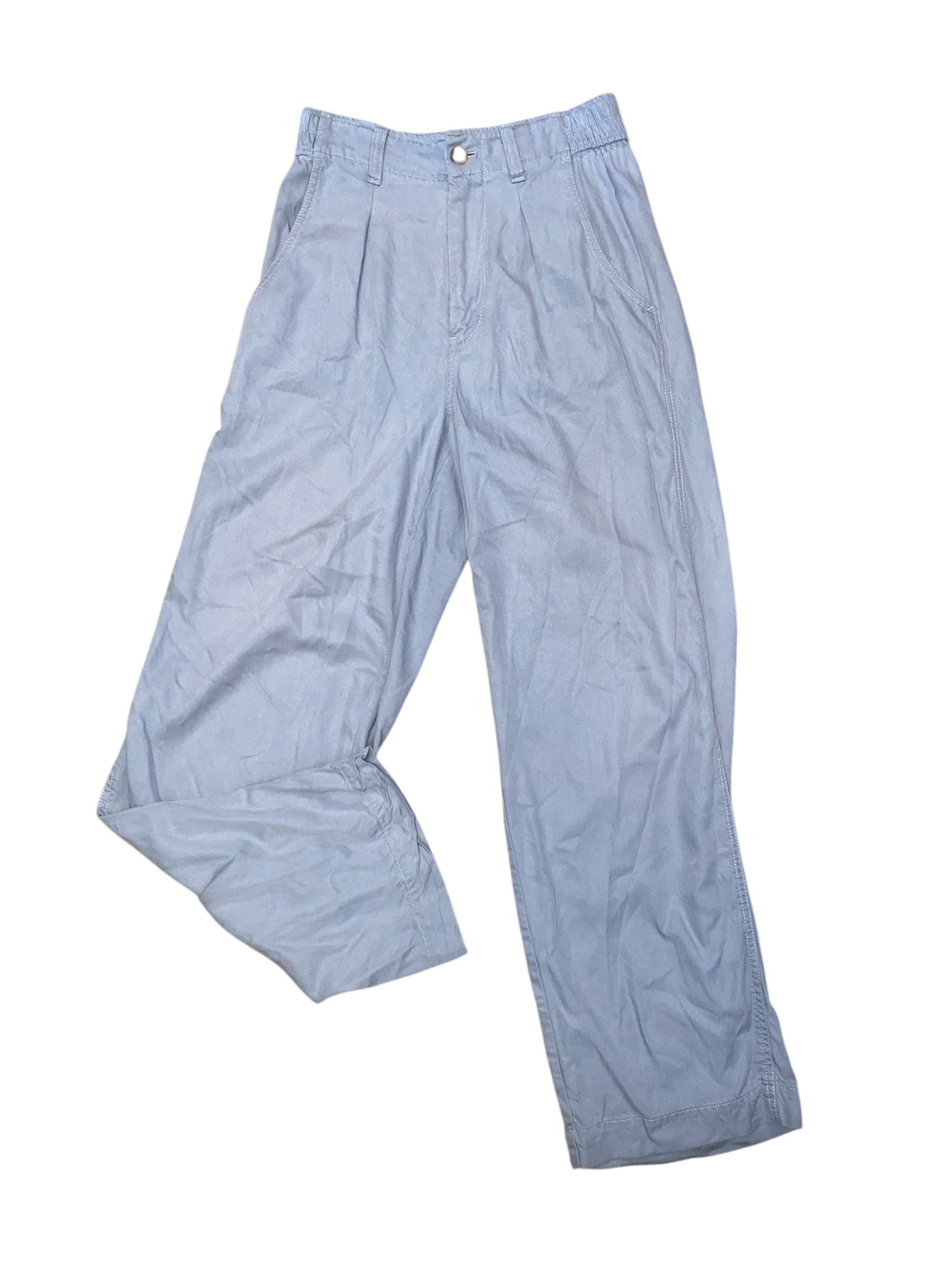 Teal Madewell Wide leg pant, 0