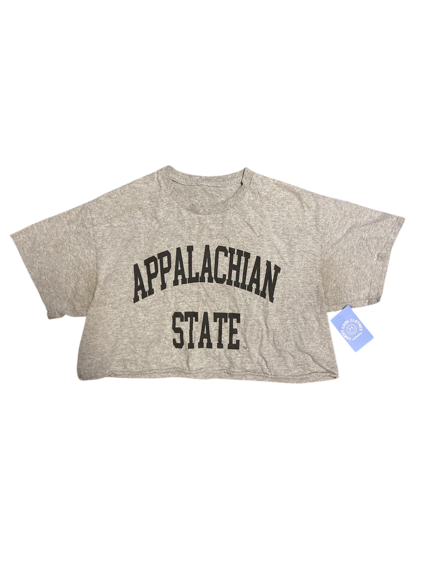 grey app state crop tee