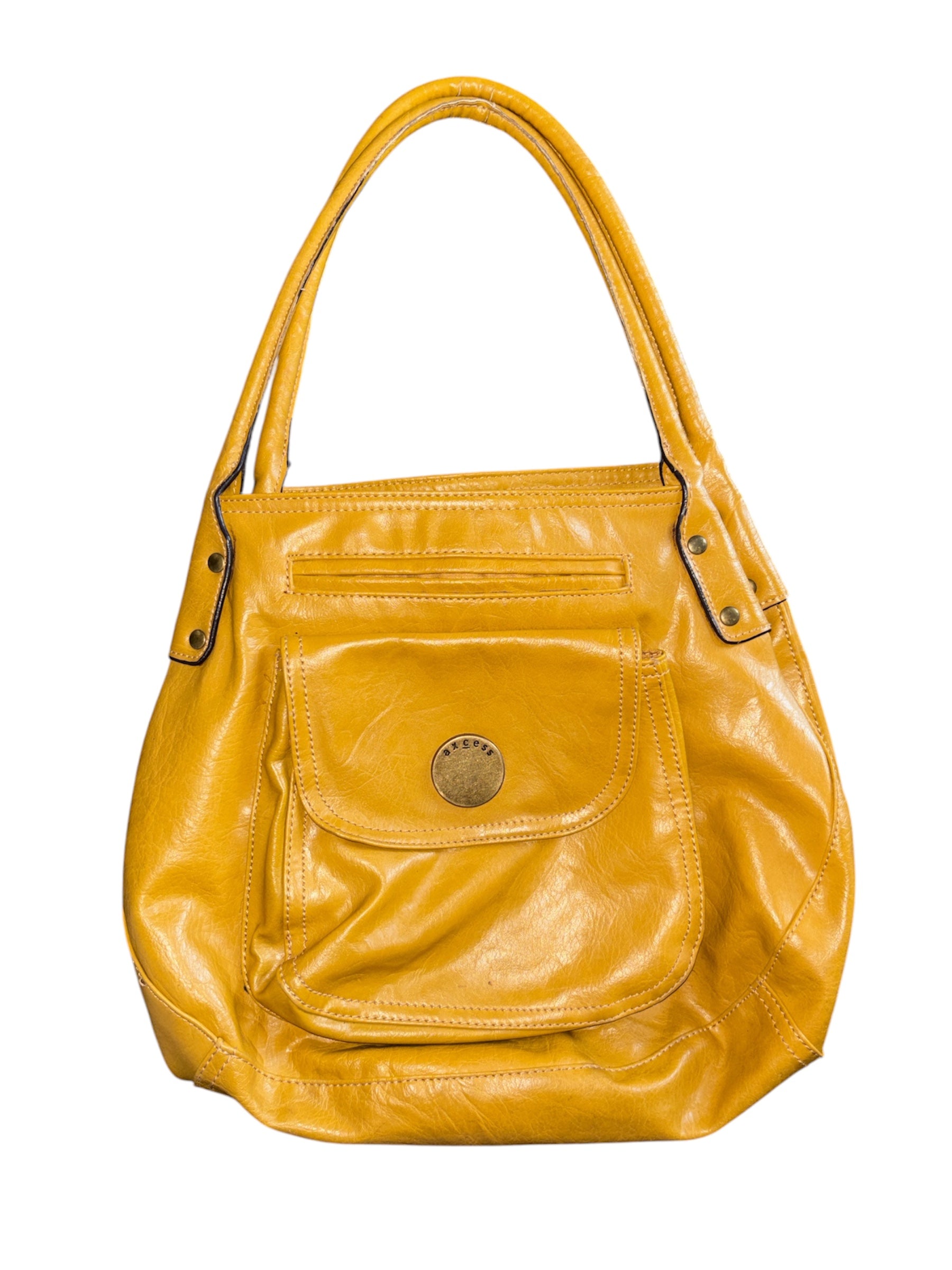 yellow Axcess Shoulder Bag