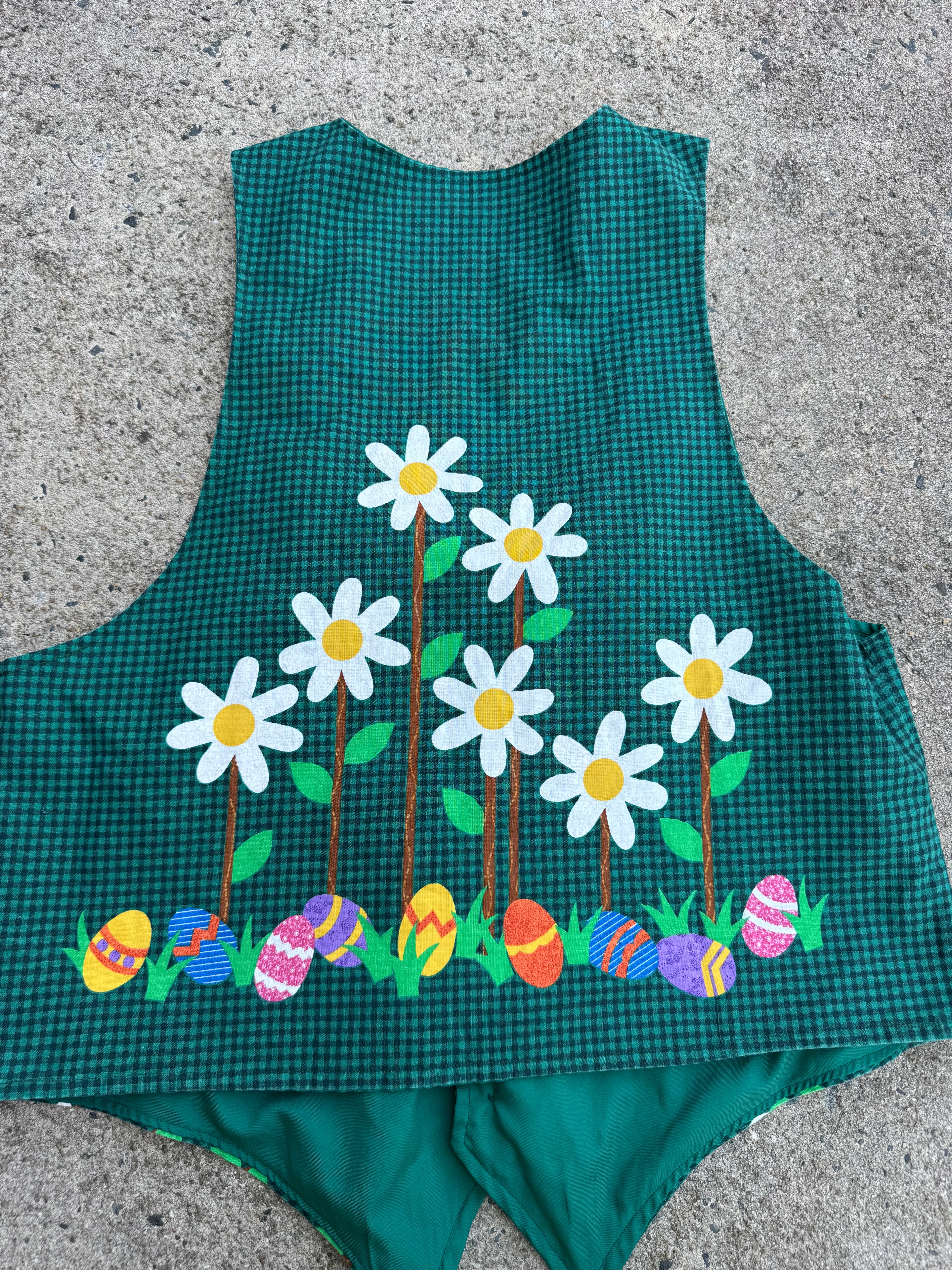Green Bunny spring vest
