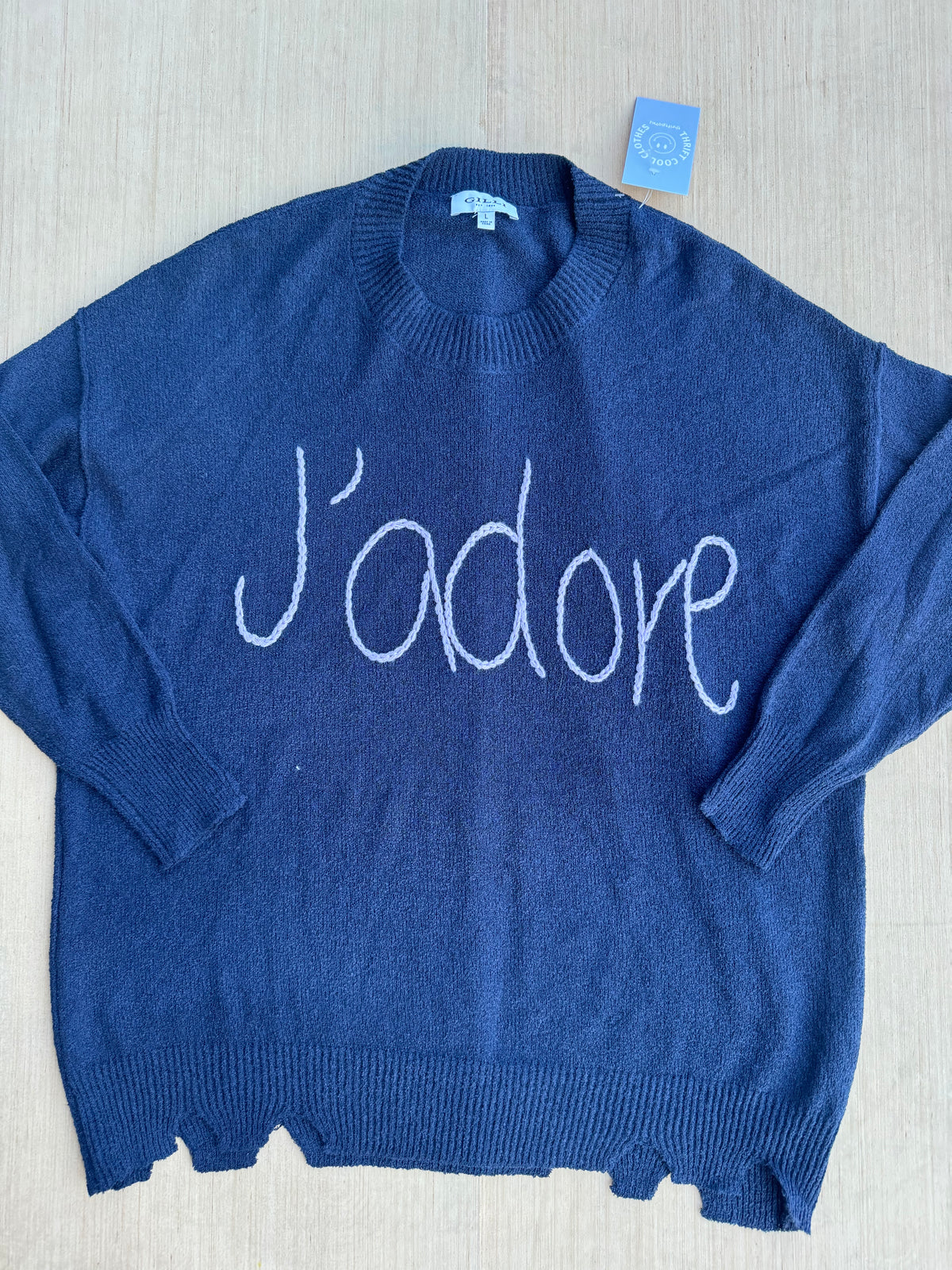 Blue Gilli Jadore sweater, L