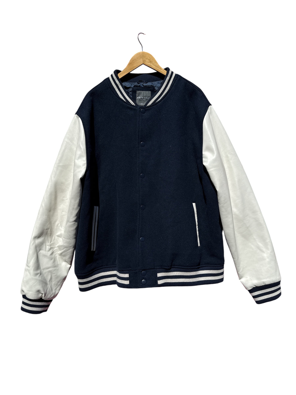 navy white primark simple bomber jacket, 3X