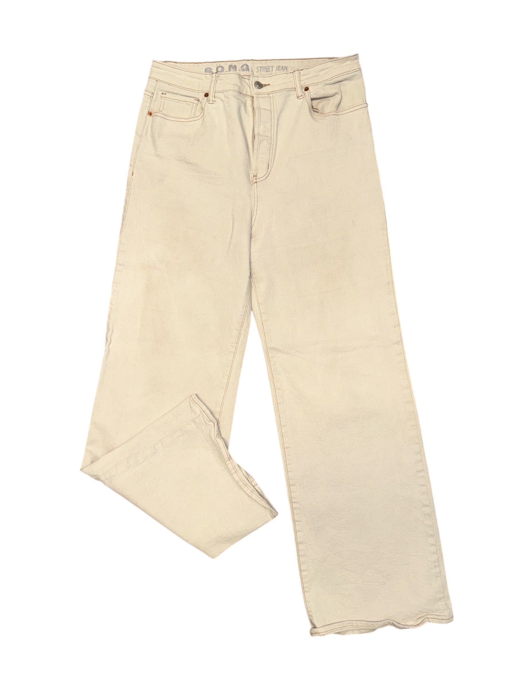 Cream SONG Street jean, 13