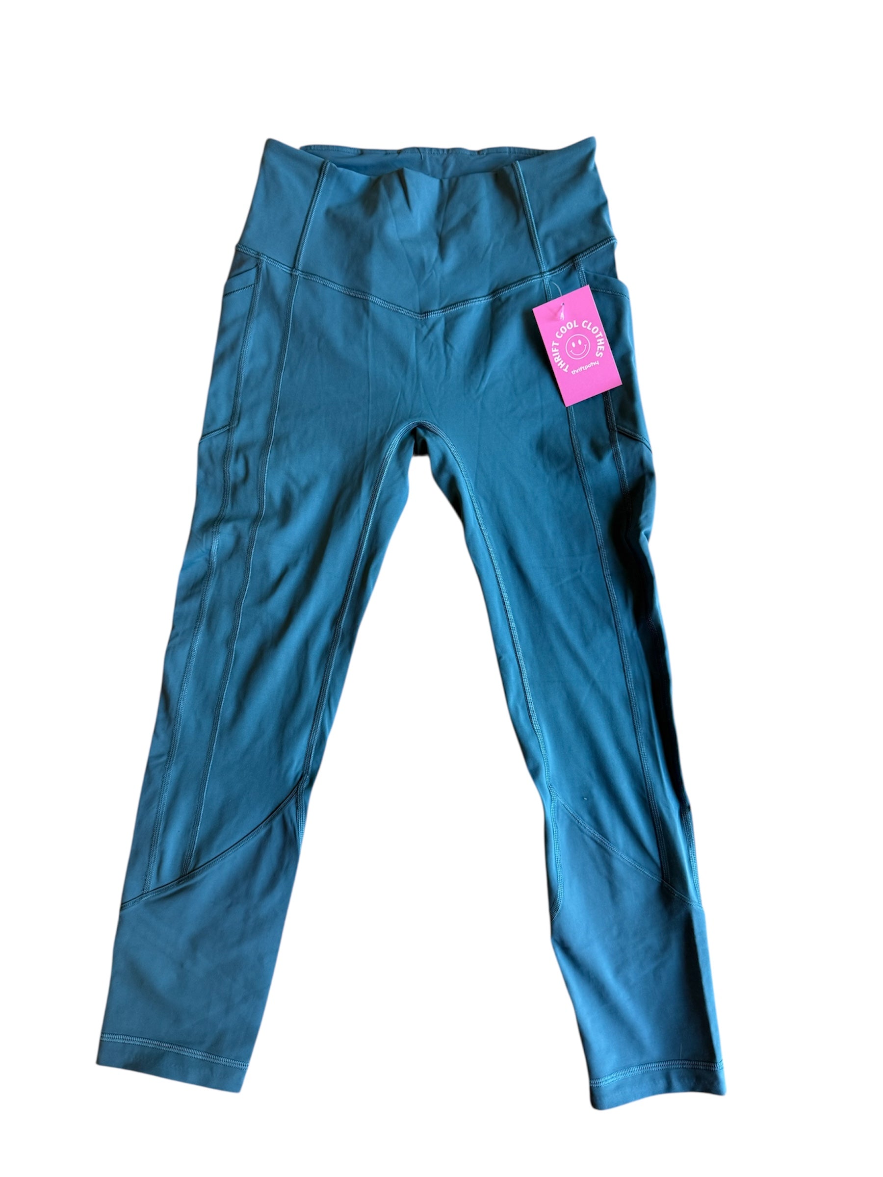 teal lululemon leggings, 6