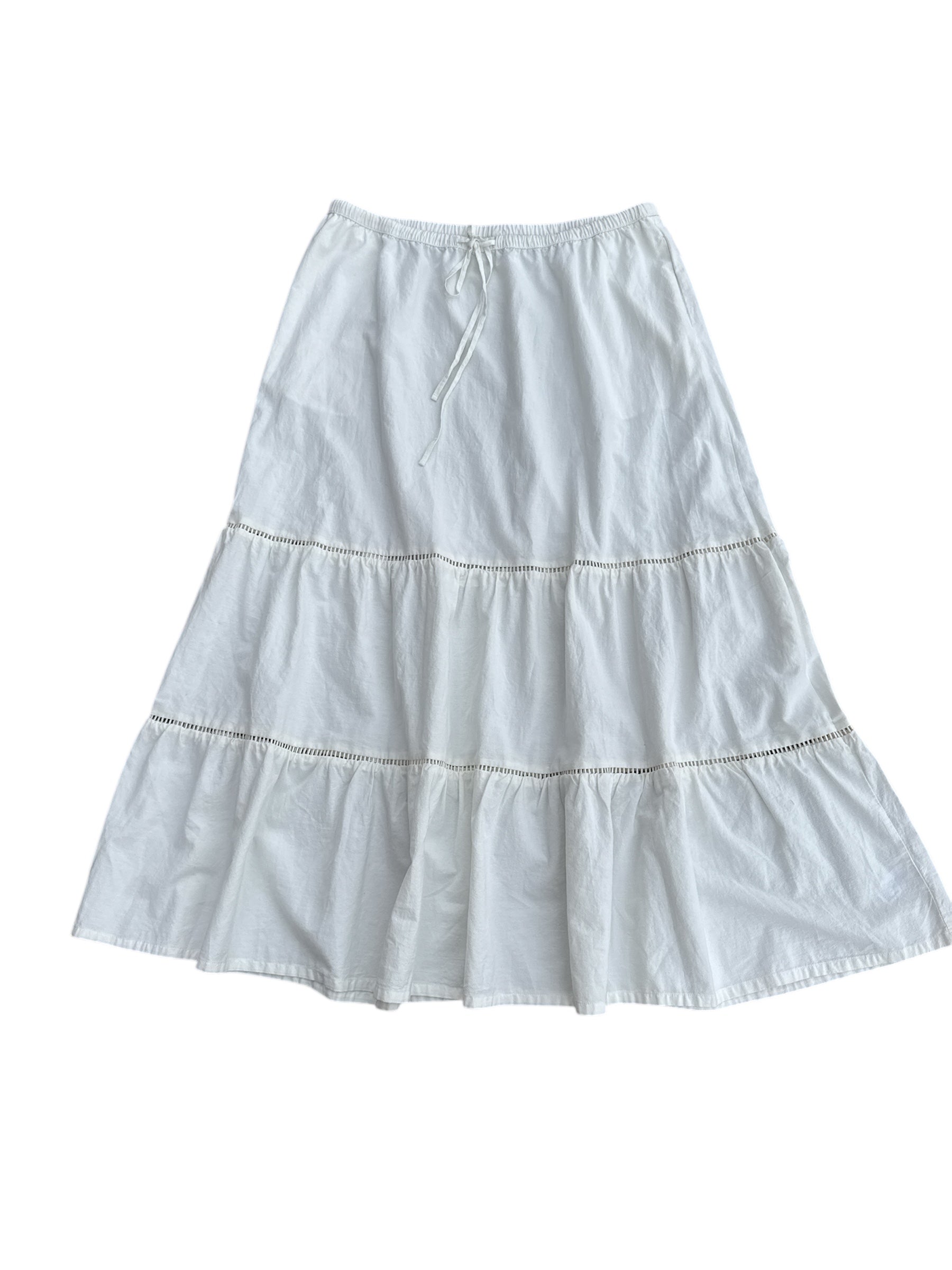 white ava & viv smocked skirt, xxl