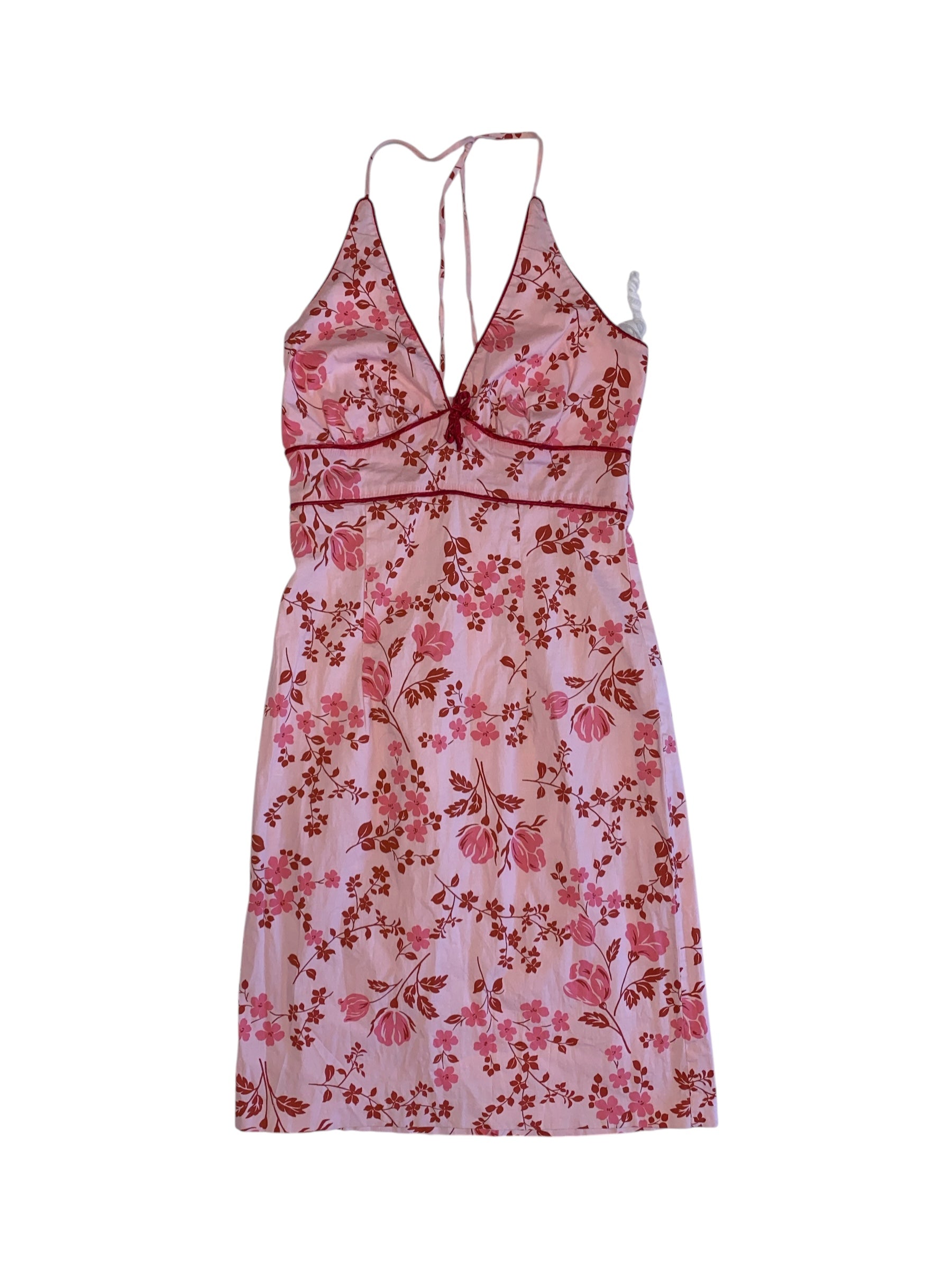 pink red rampage floral vtg tank midi dress, 3