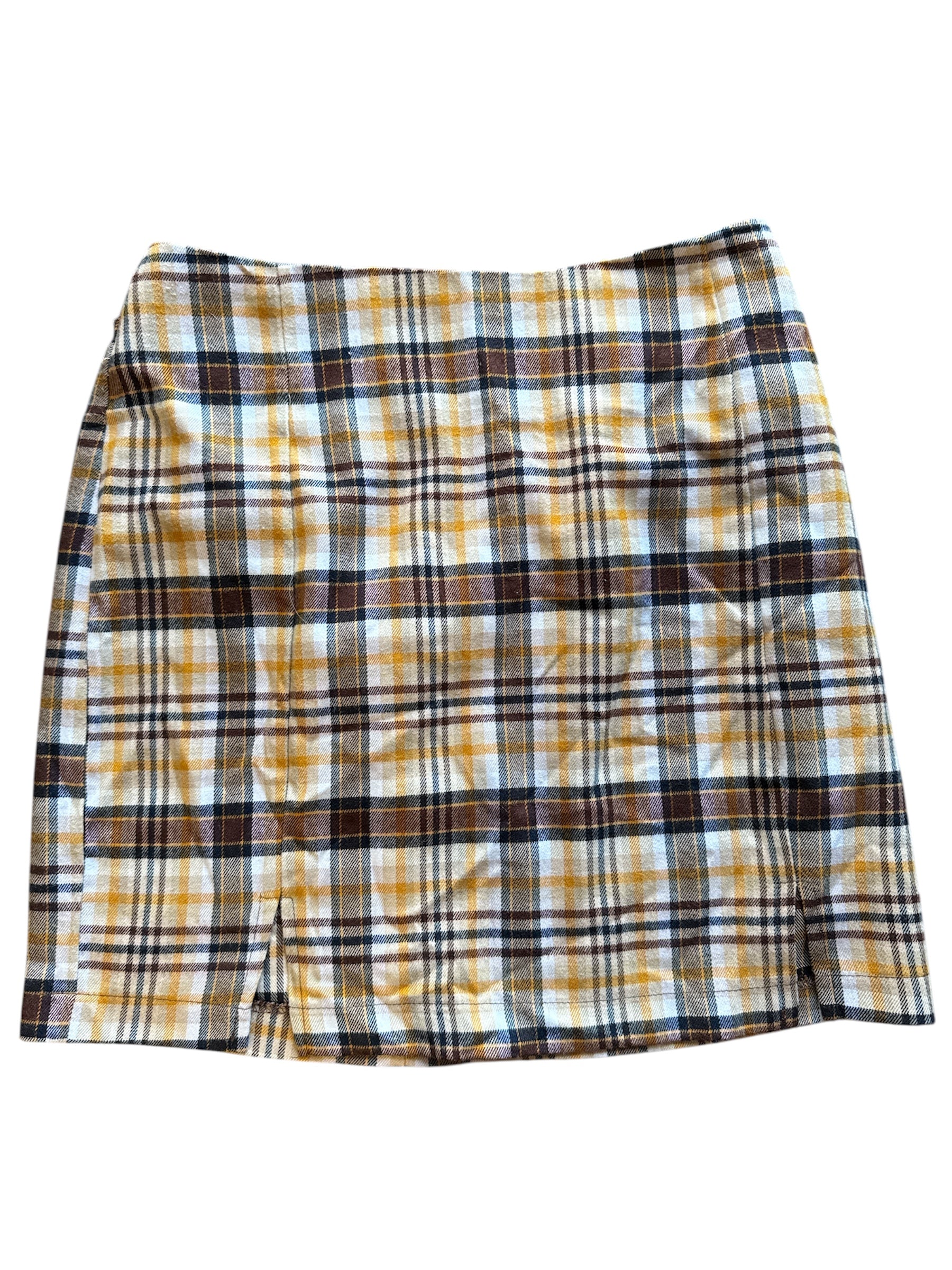 Yellow love on a hanger plaid mini, s