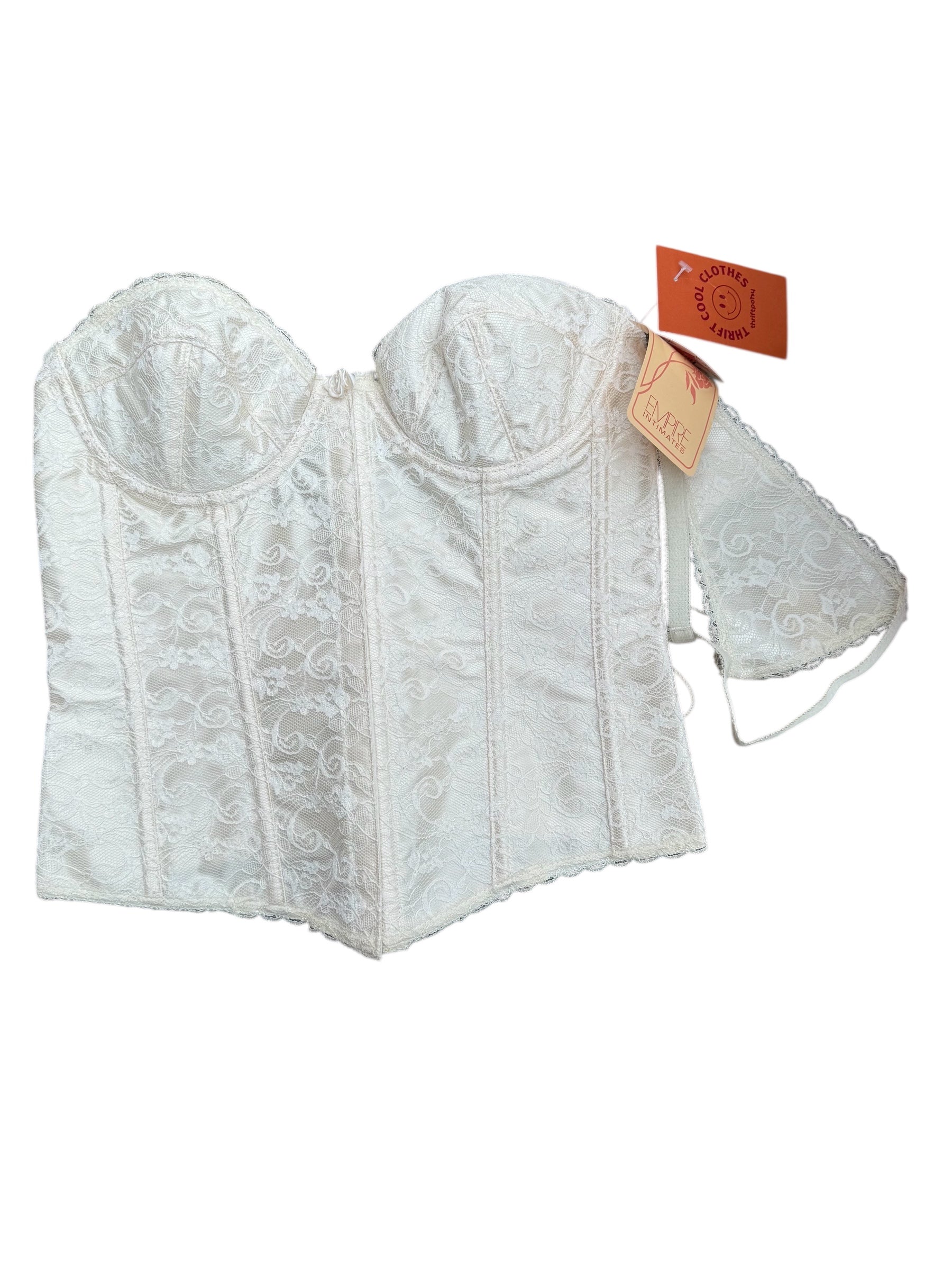 cream lace Empire Intimates , 36b fits like a medium