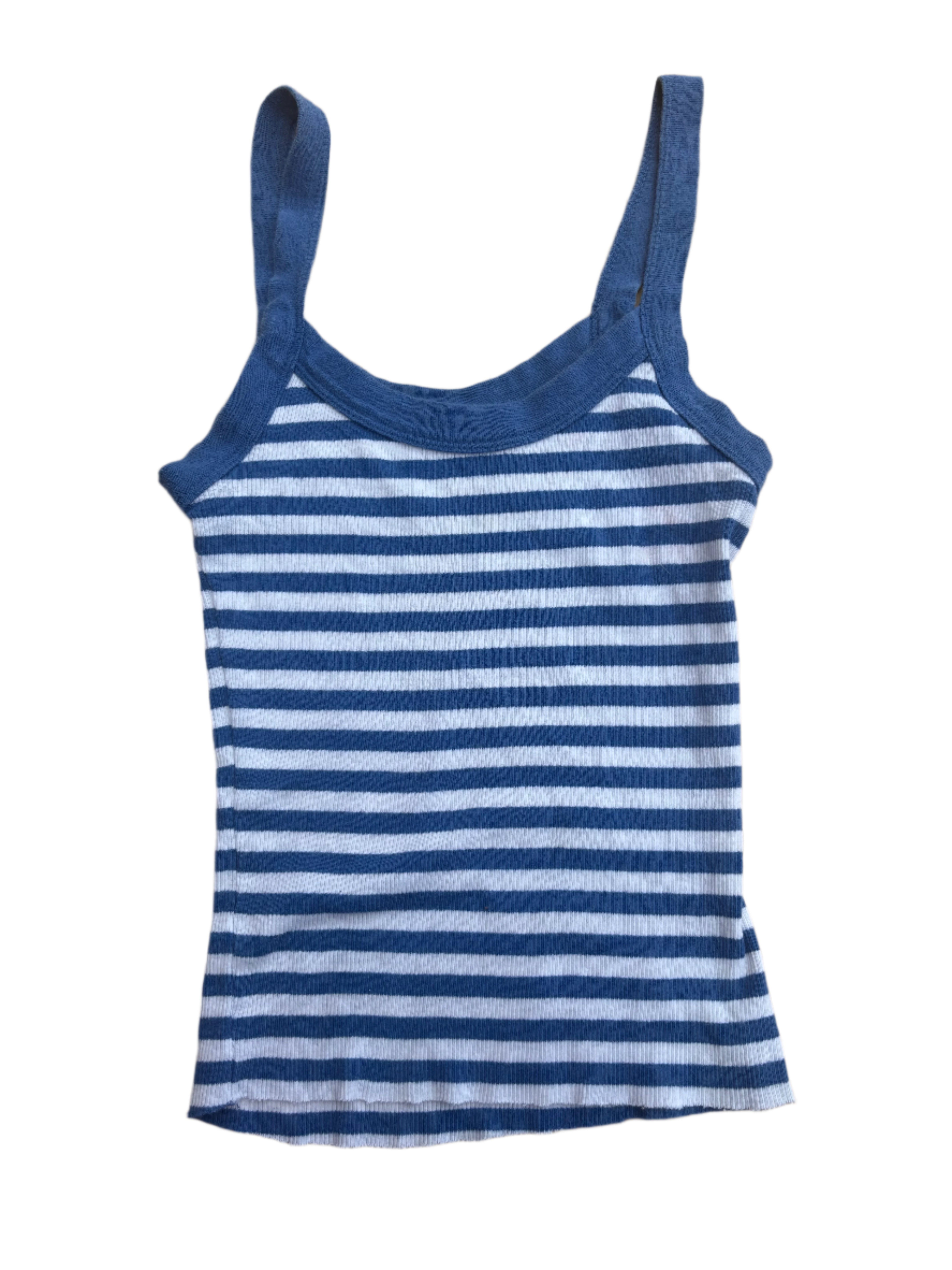 Blue/white Arizona Striped tank, S