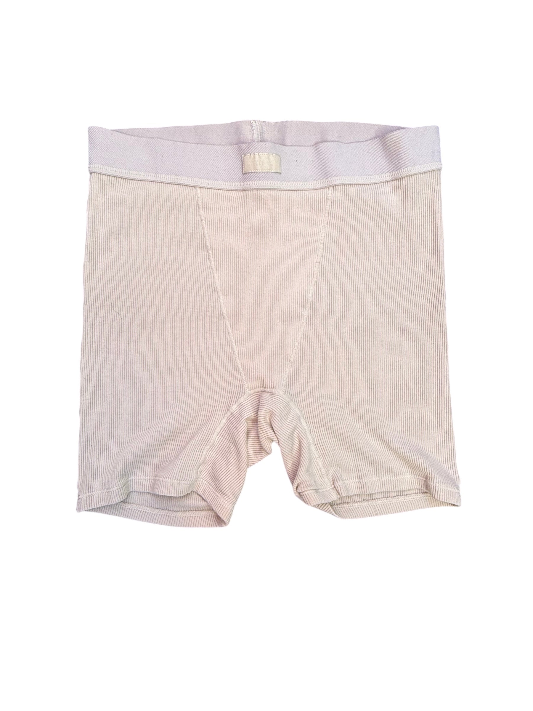 beige skims boxer shorts, s