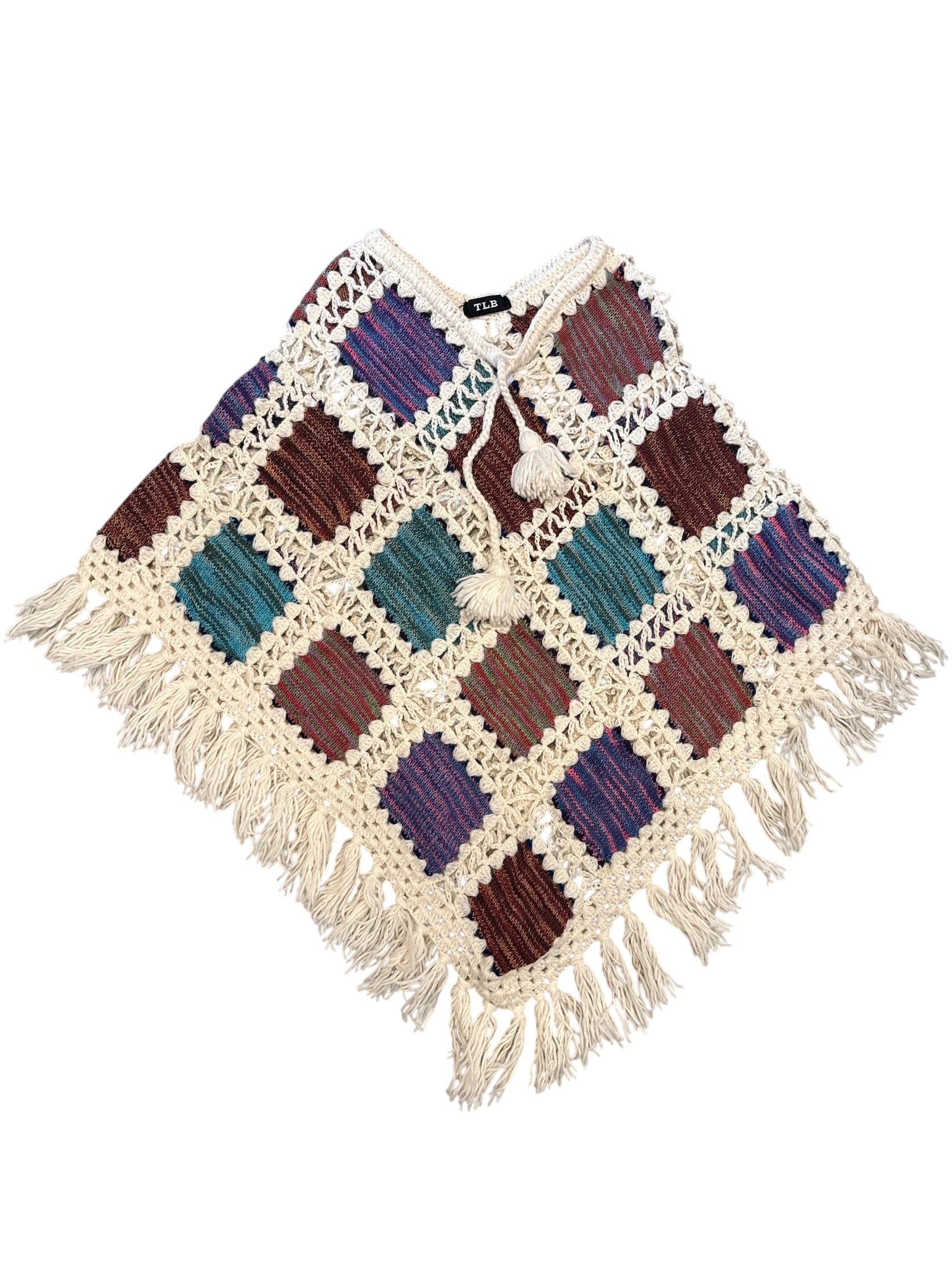 multi TLB crochet cape, OS