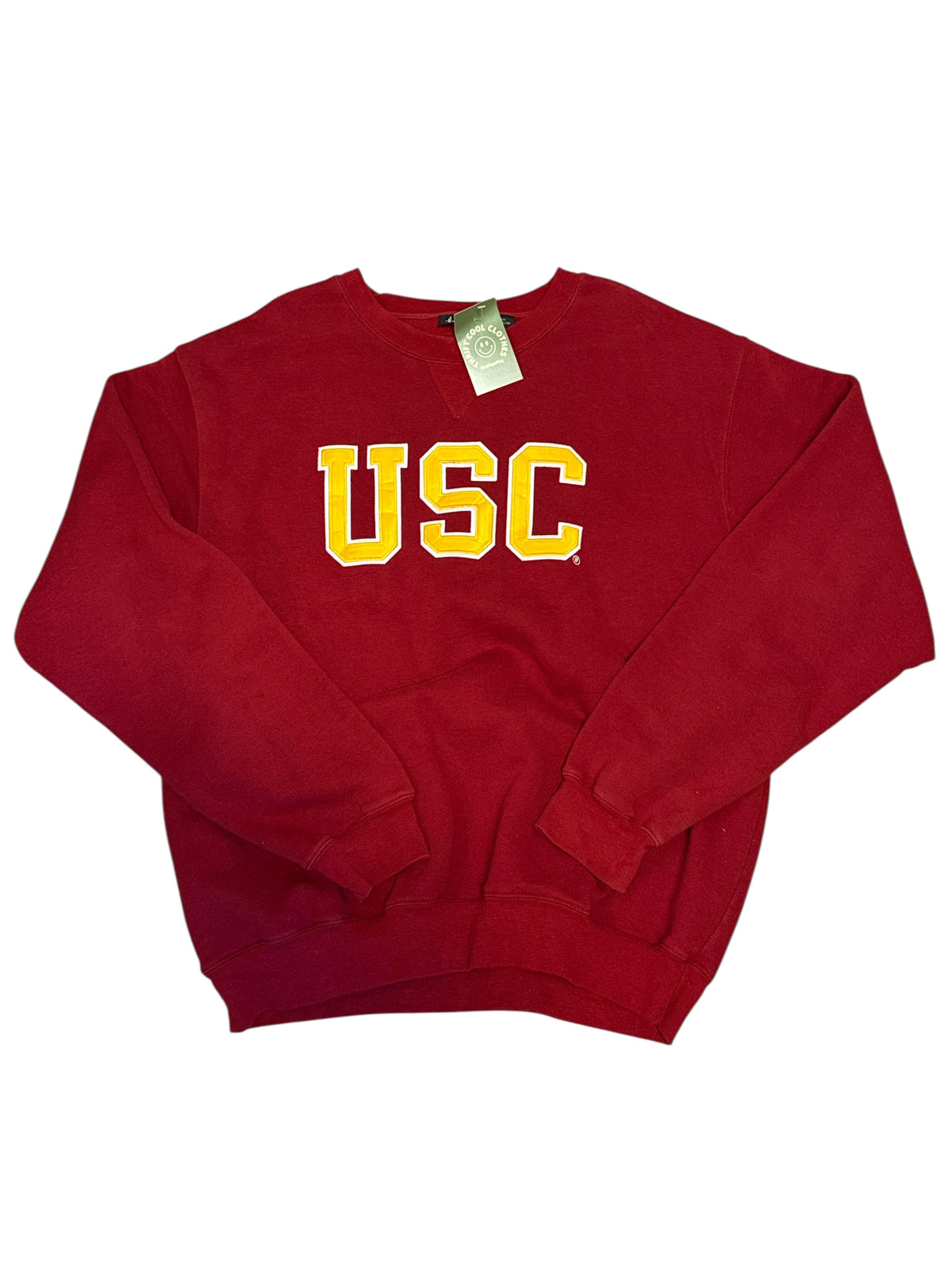 red yellow heritage usc crew, xl