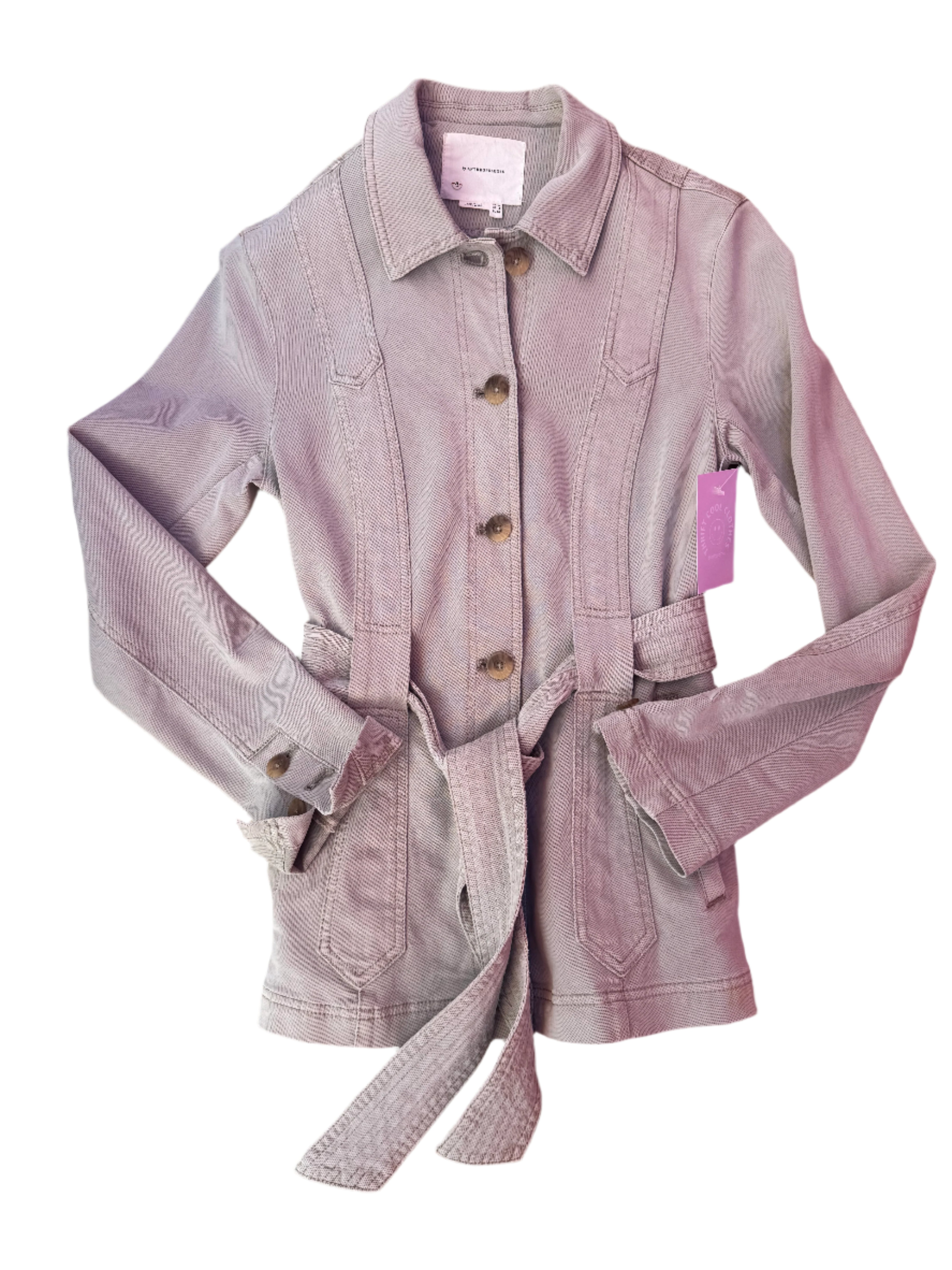 Green Anthropologie Tie jacket, 4