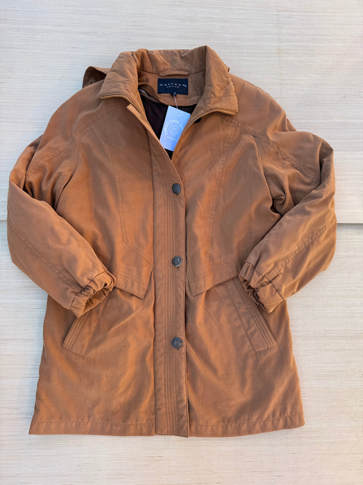 brown gallery coat, p