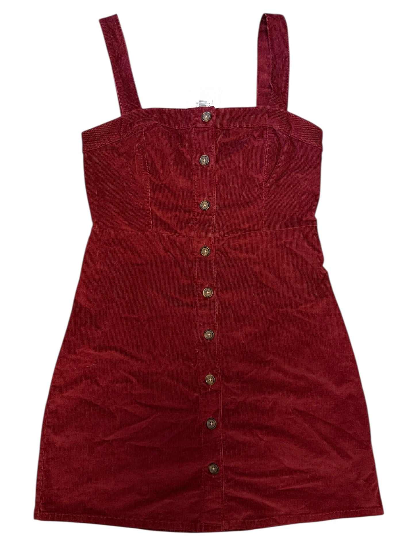 Red Hollister Cord gore mini dress, S