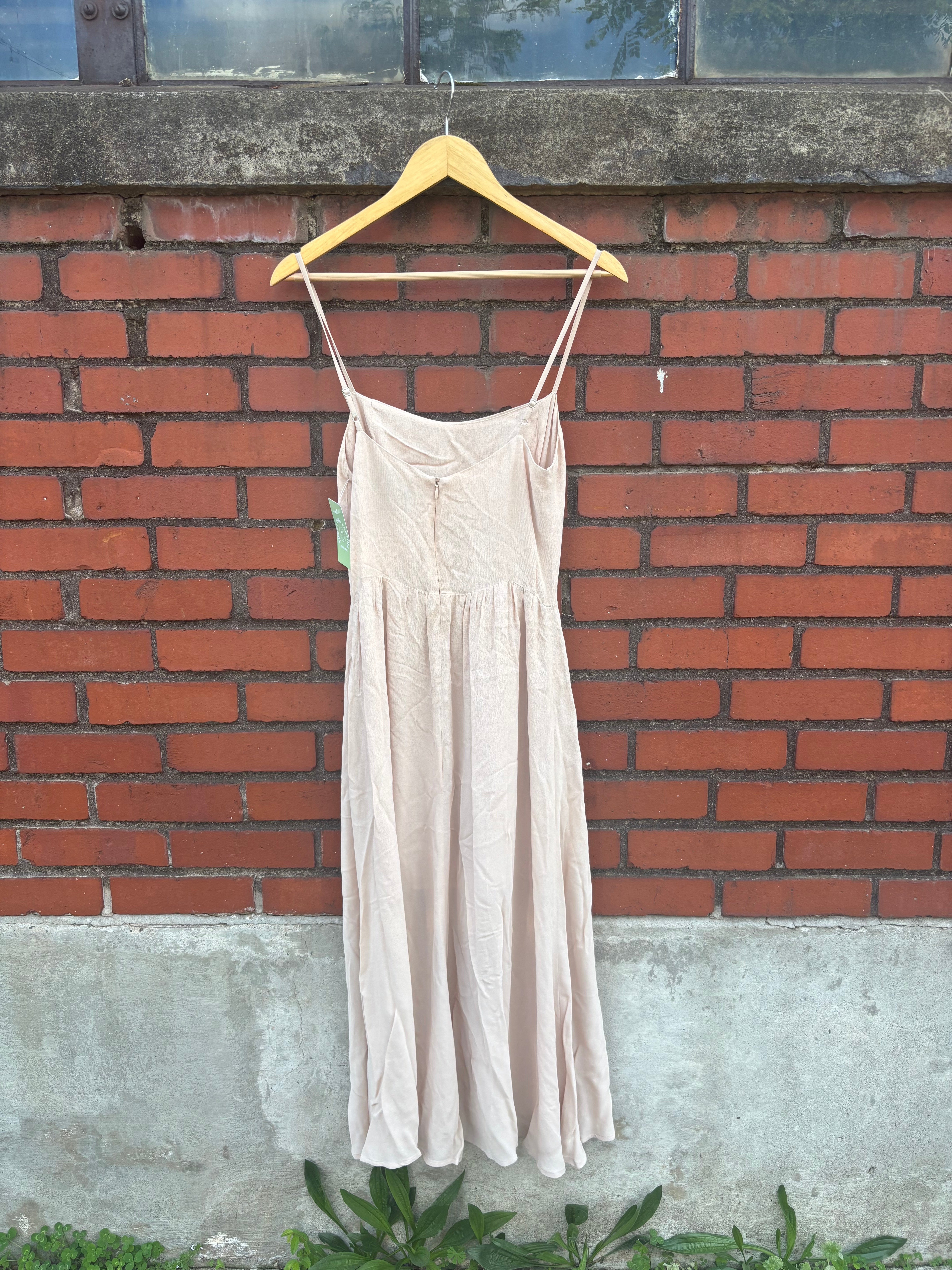 Champagne Reformation Midi tank dress, 6