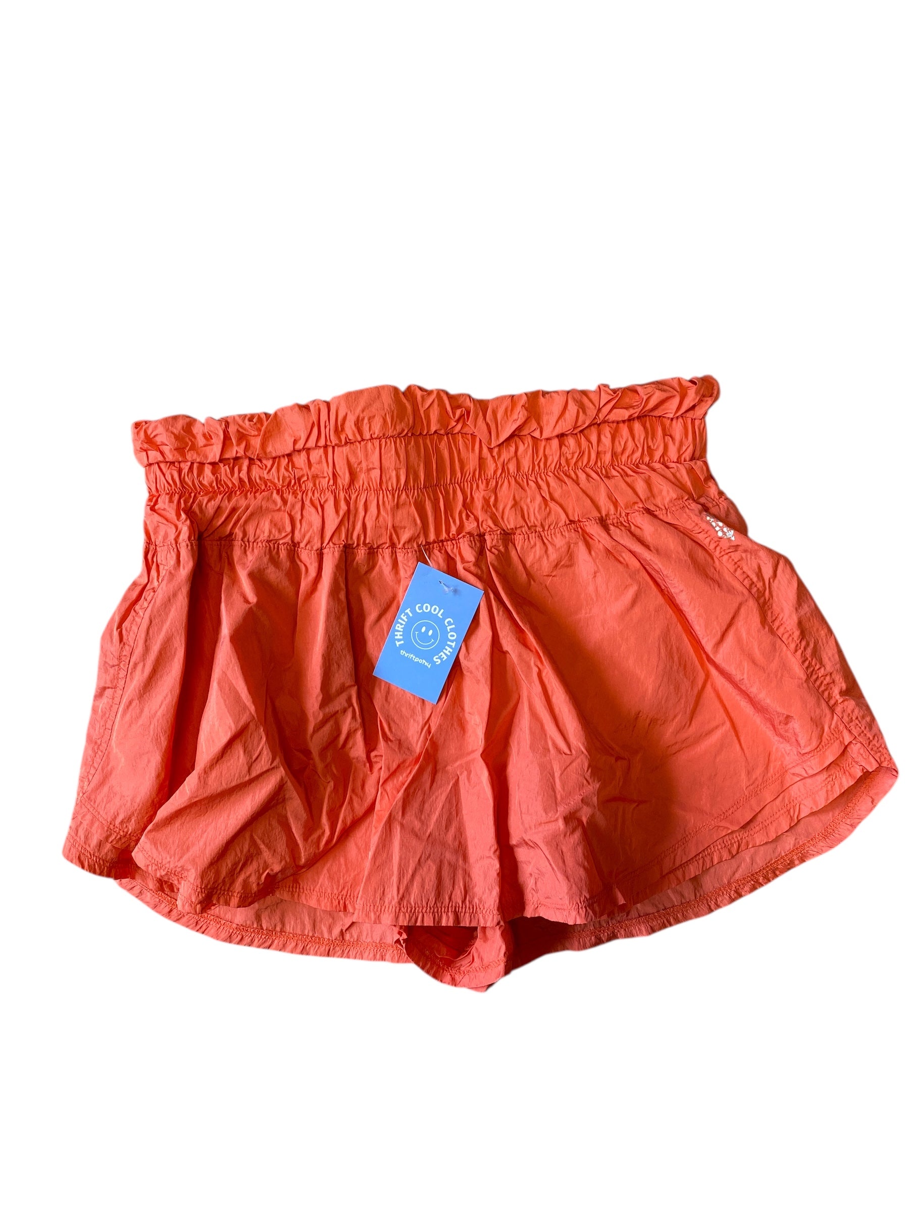 orange free people hi waisted skort, xl