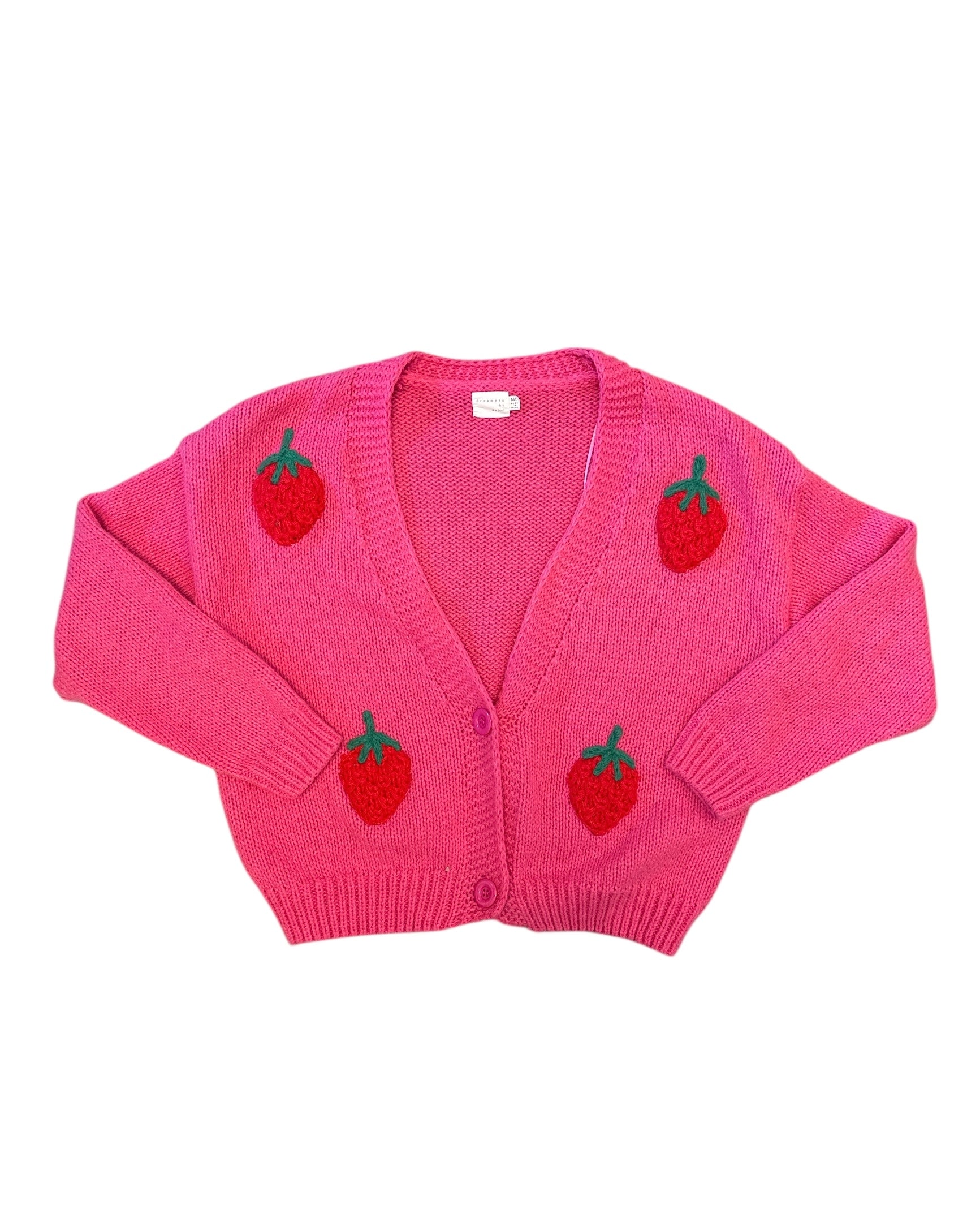 Pink Dreamers by debut Strawberry cardigan, M/L