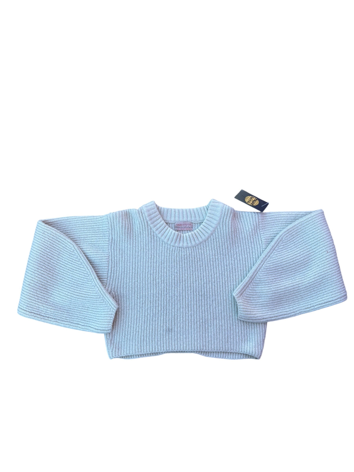 beige urban outfitters cropped sweater, s