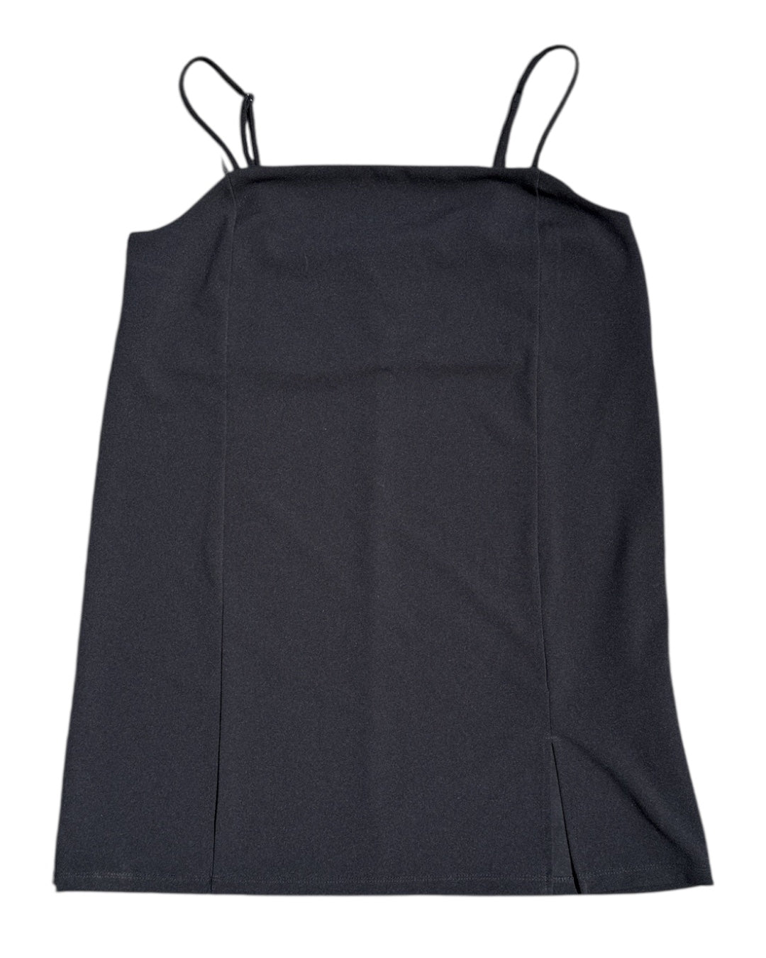 black h&m tank mini dress, l