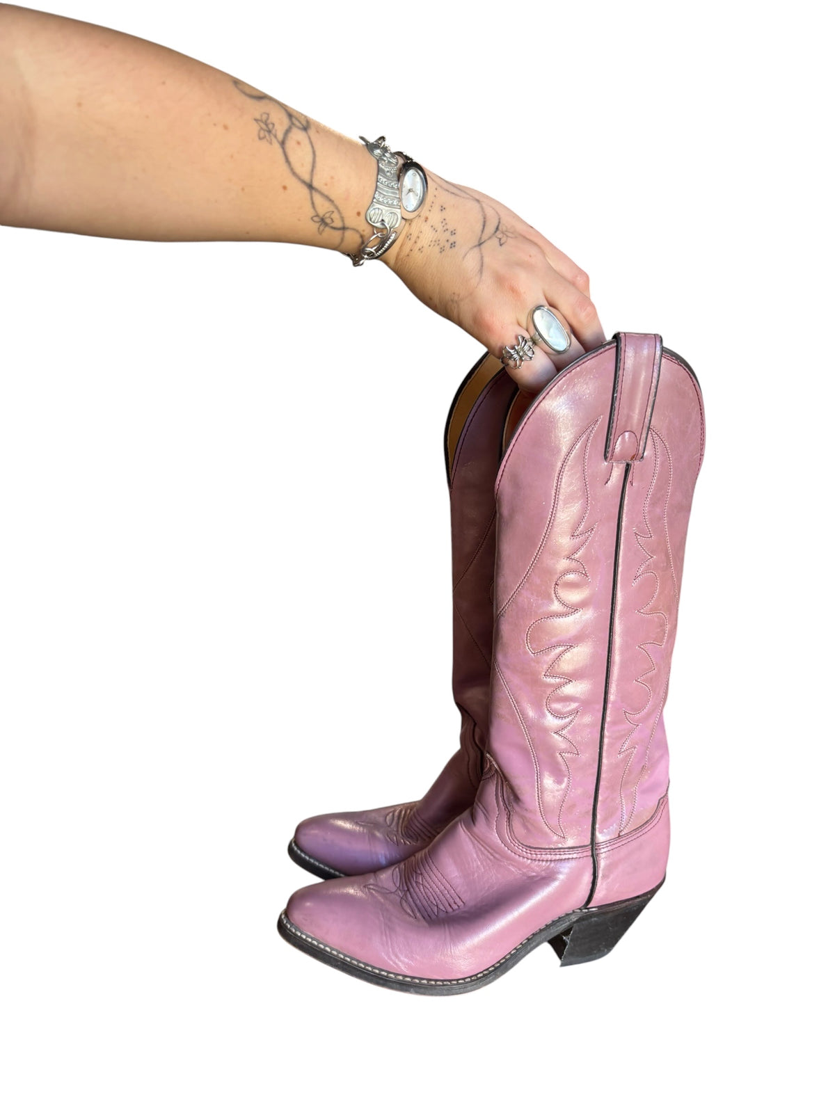 pink cowgirl boots, 7
