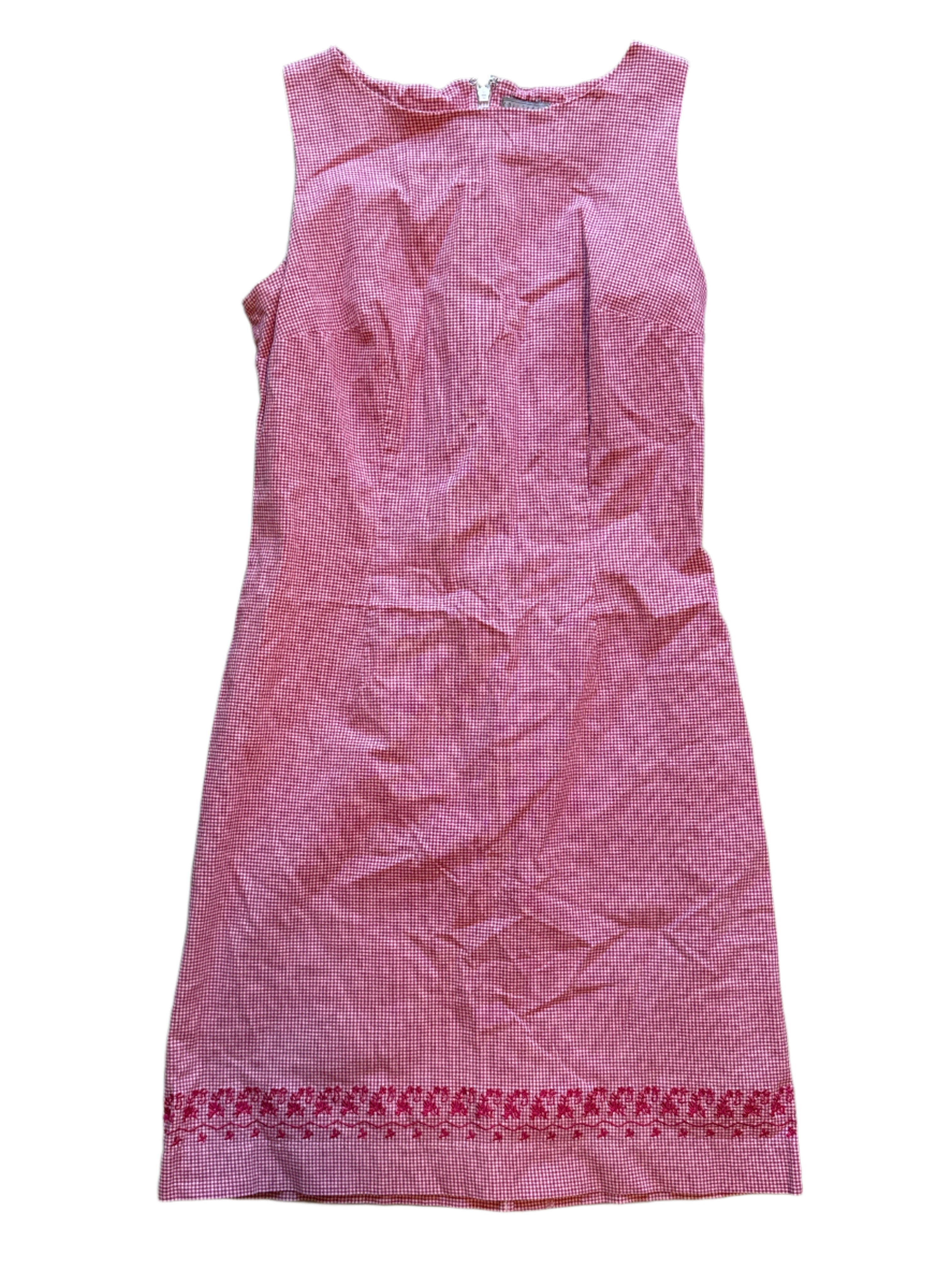 red white cherokee gingham mini dress, 6