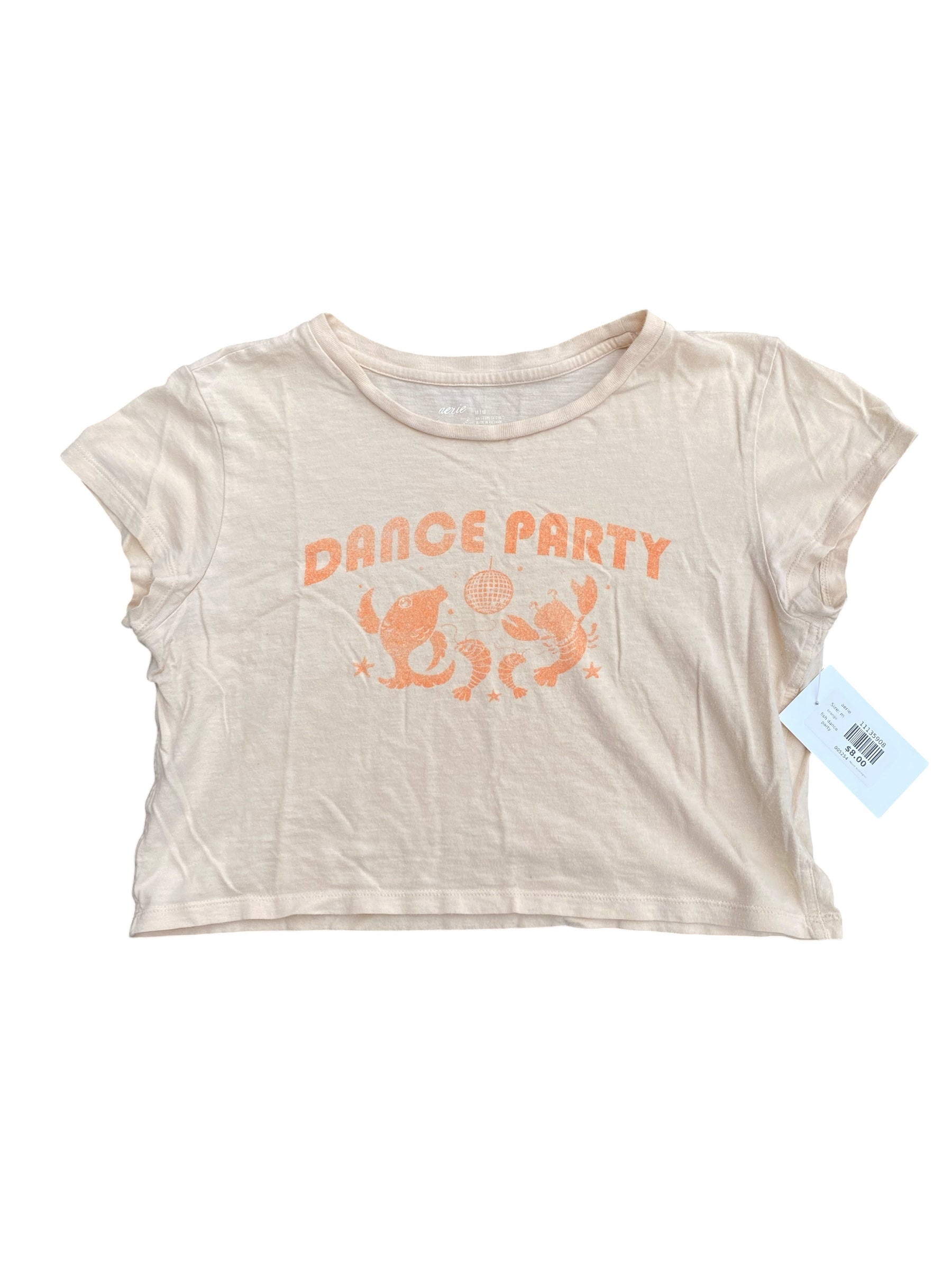 orange aerie fish dance party, m