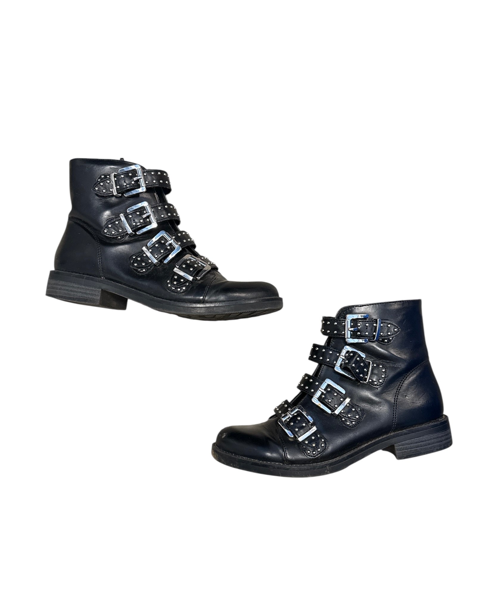 black madden girl buckle shoes, 6