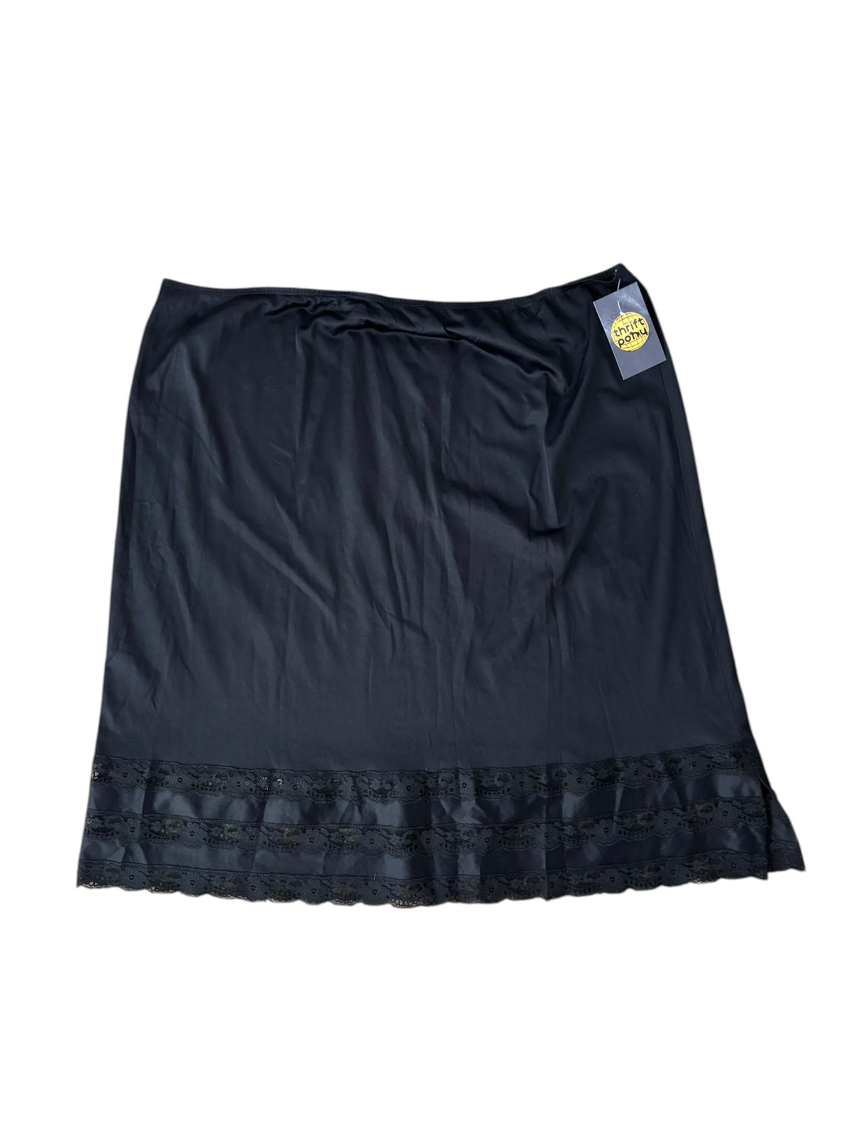 black half slip, xxxl