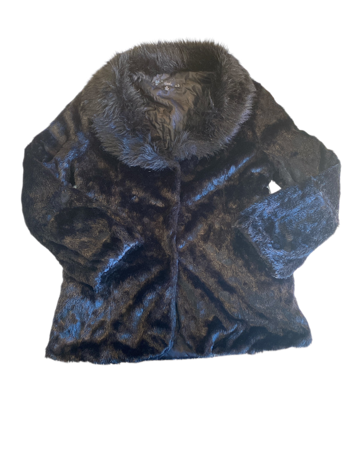 Black Sinni Faux fur jacket, M
