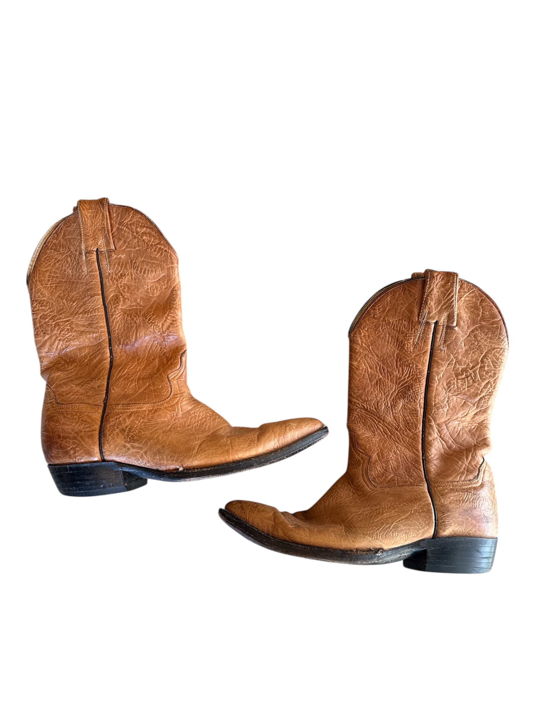 brown leather boots Fits like a size 10 in men’s