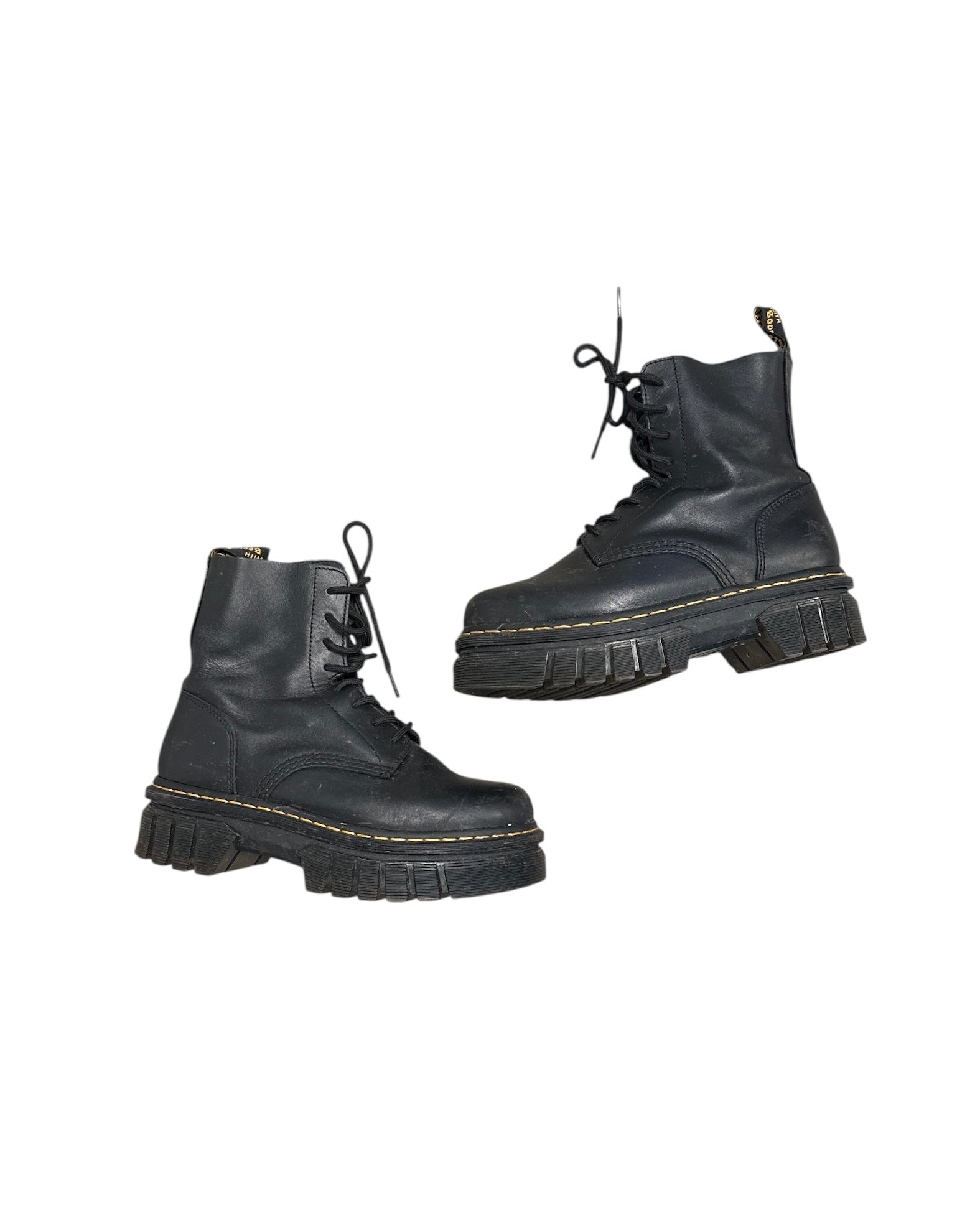 Black Doc martens Platform boots, 9