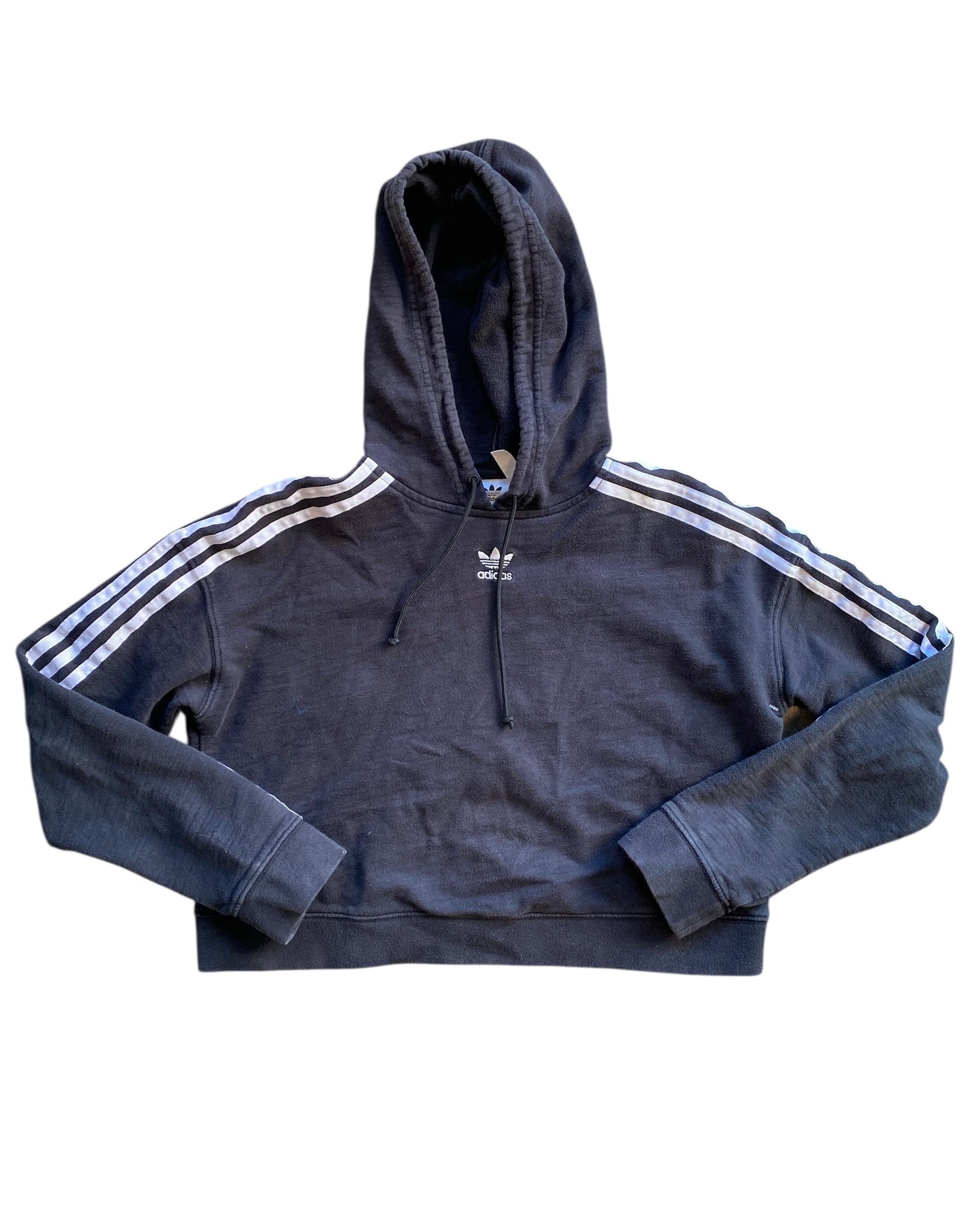 black adidas track hoodie, xs