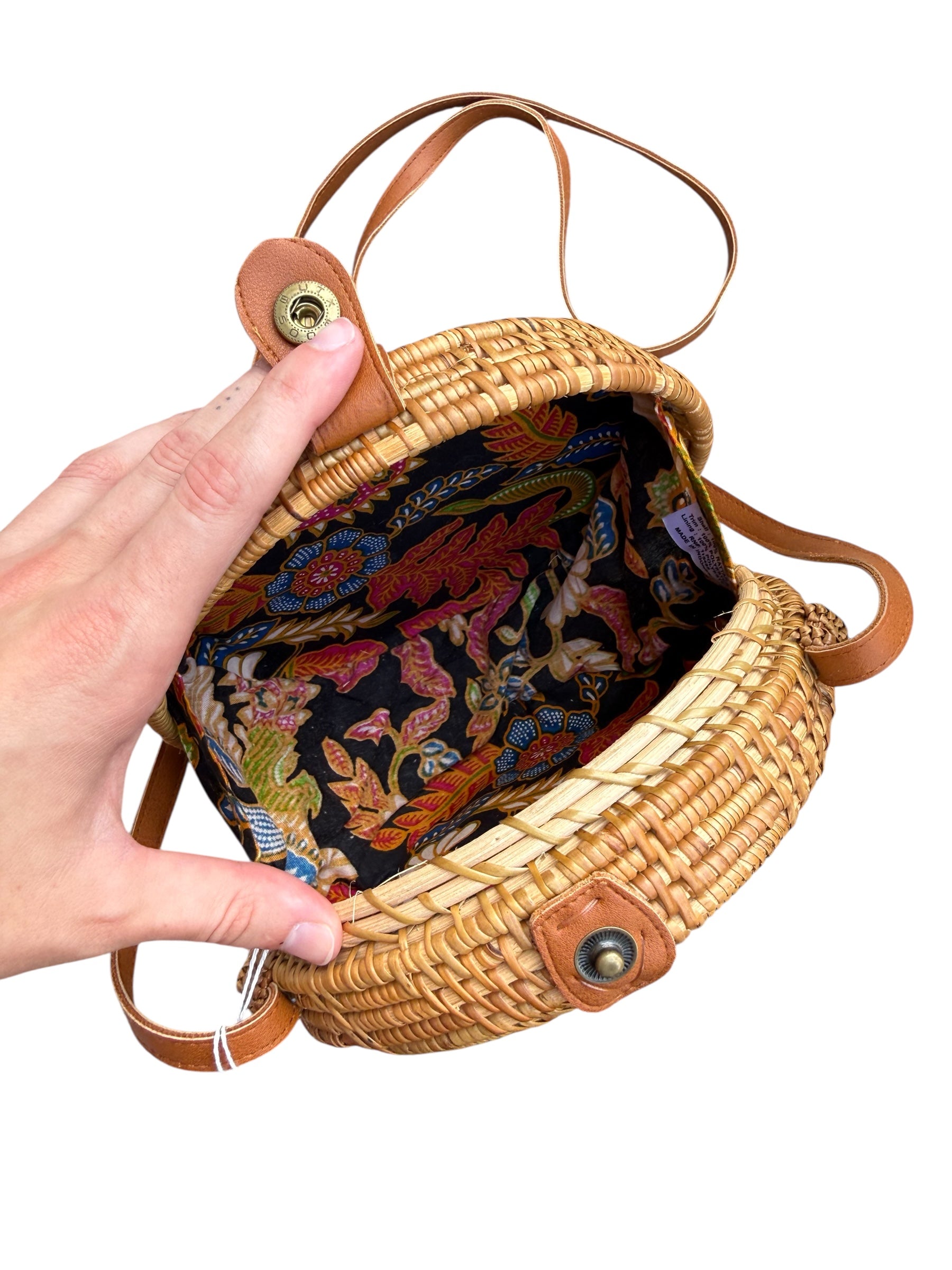 rattan crossbody