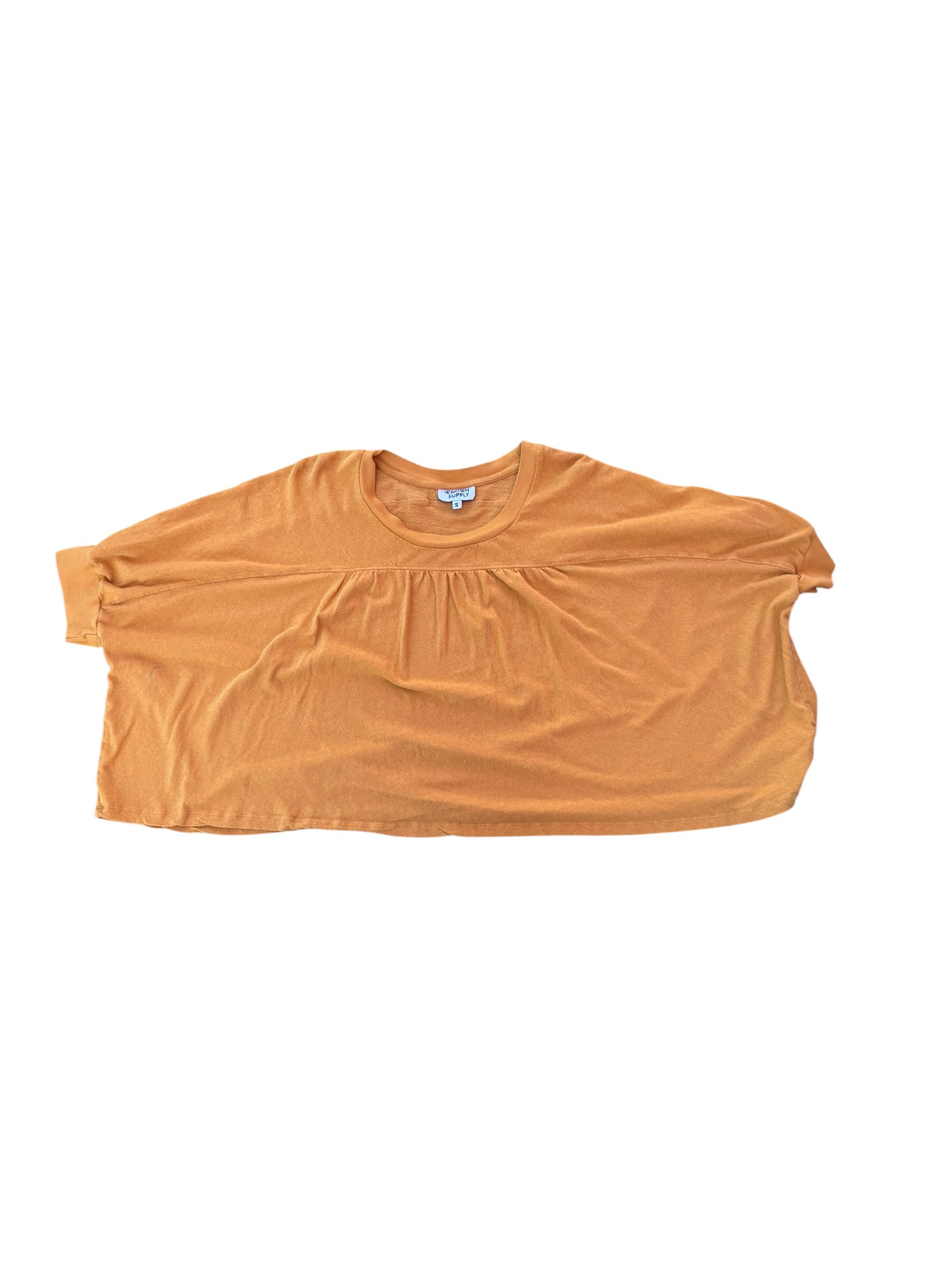 yellow known supply flowy babydoll ls, s