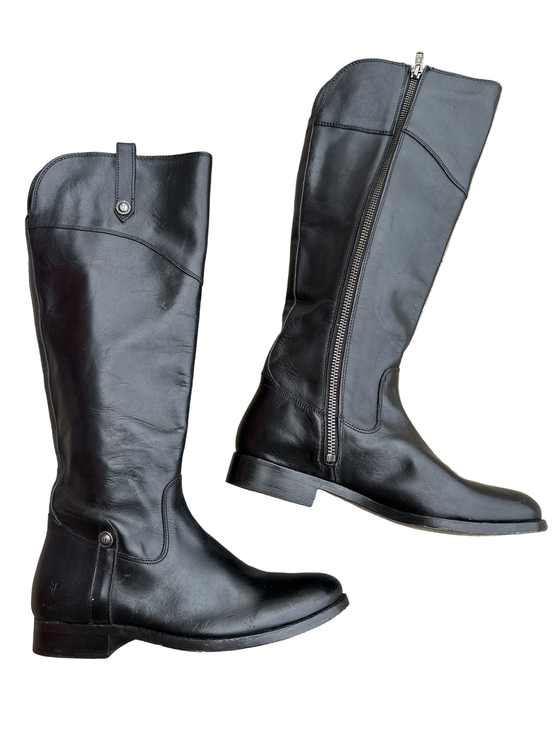 black frye leather boots, 6