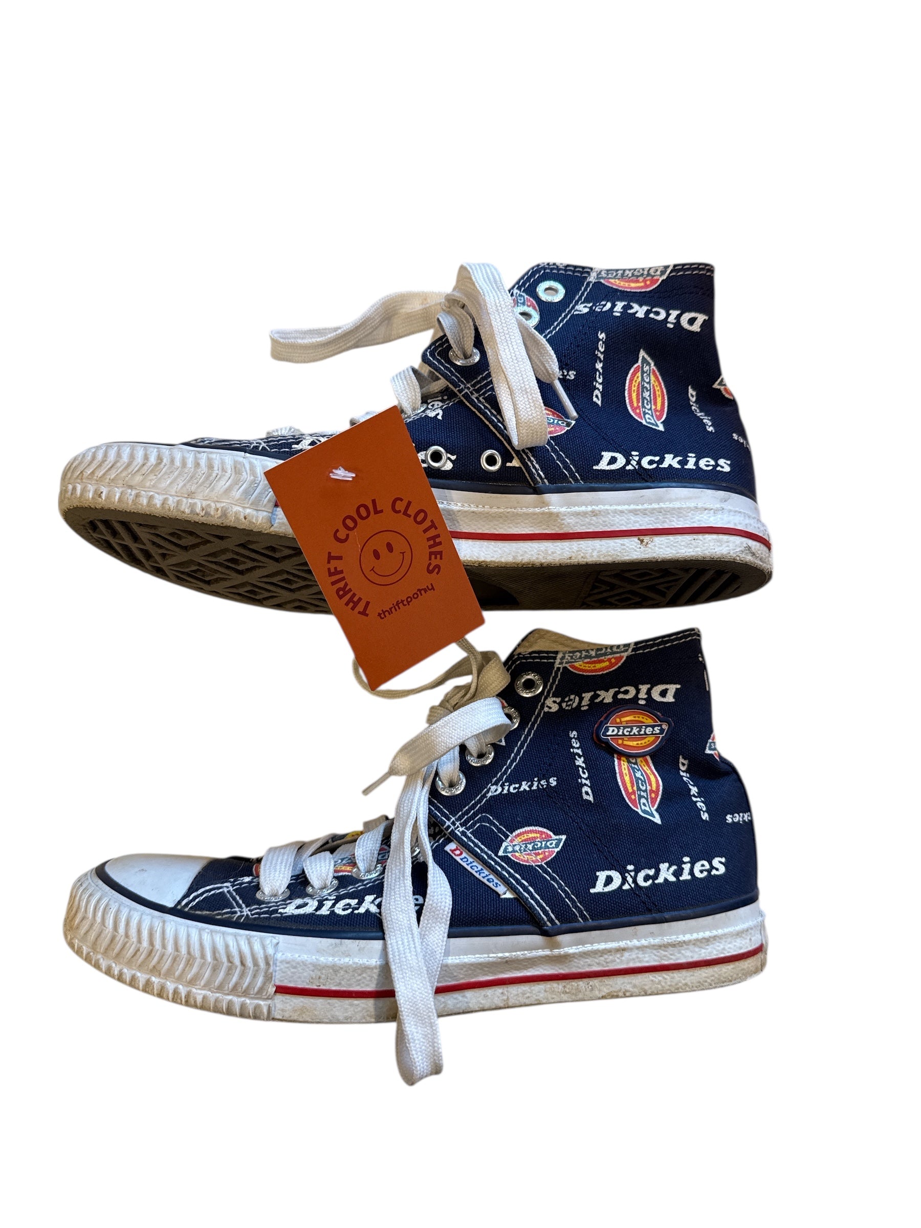 navy dickies high top sneakers, 7