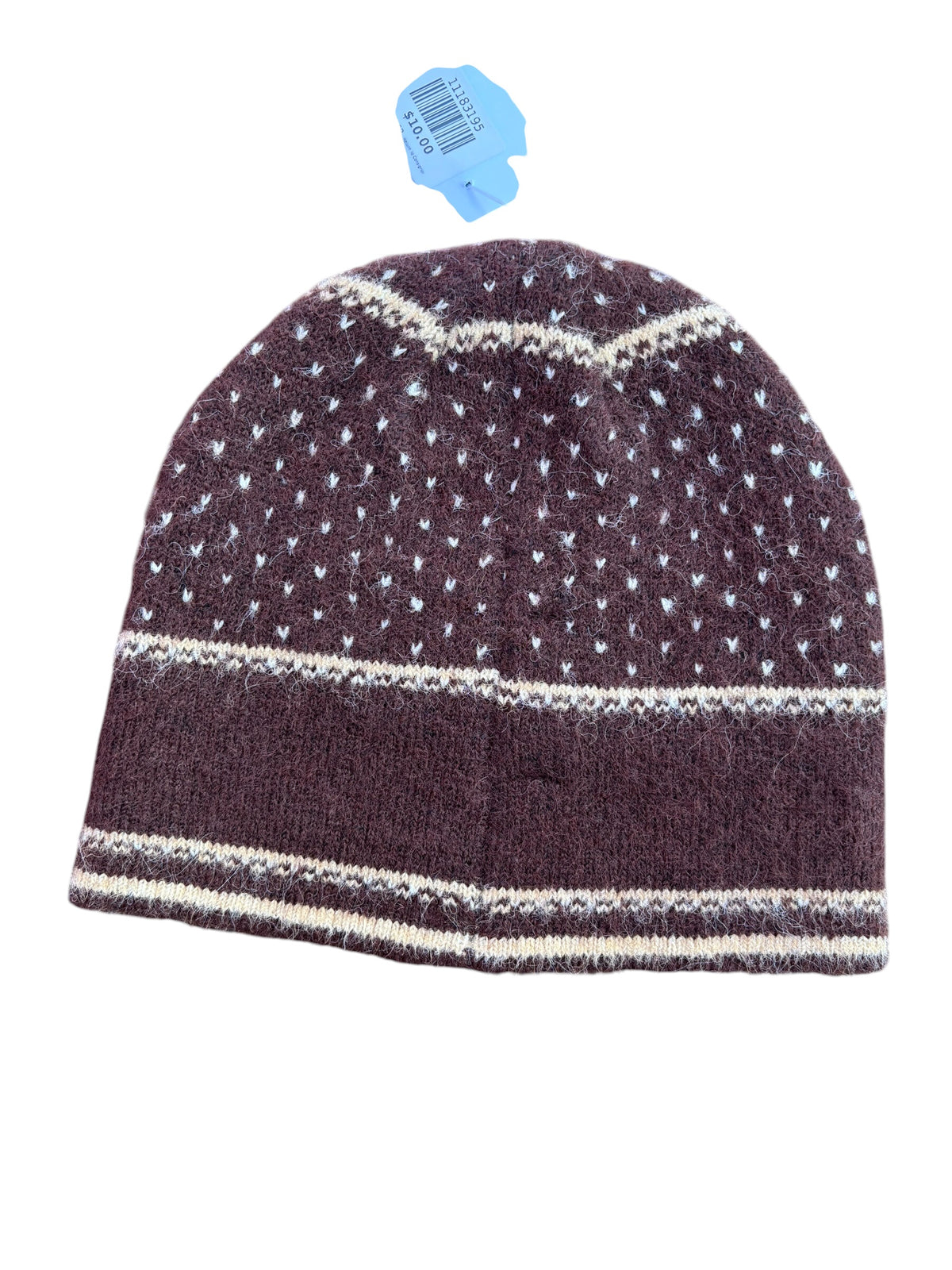 brown orange pink cute fall beanie