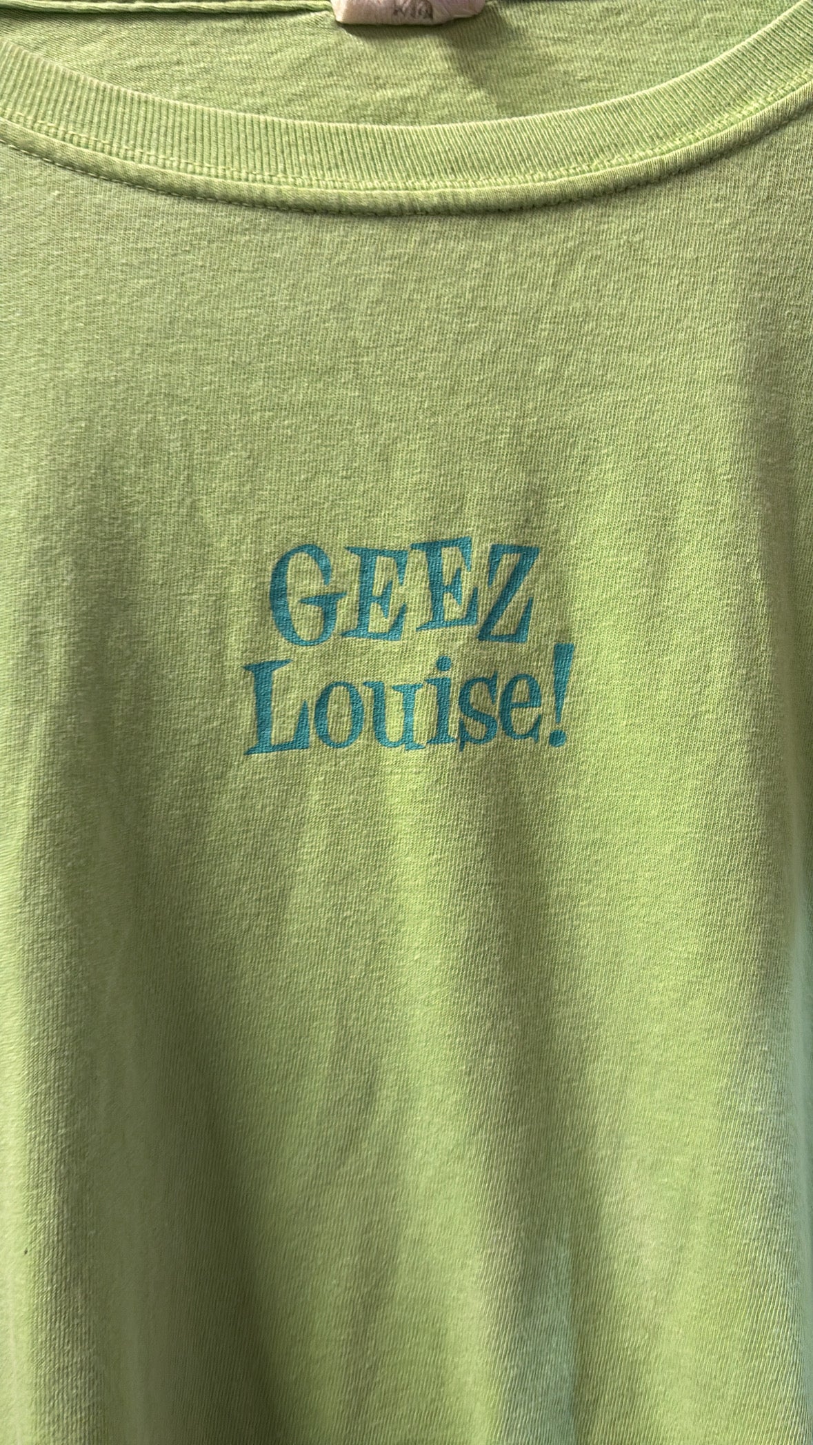 green sweetrz geez louise tee, 2x