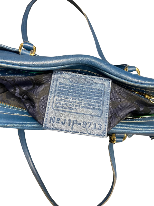 blue vtg Coach bag j1p 9713