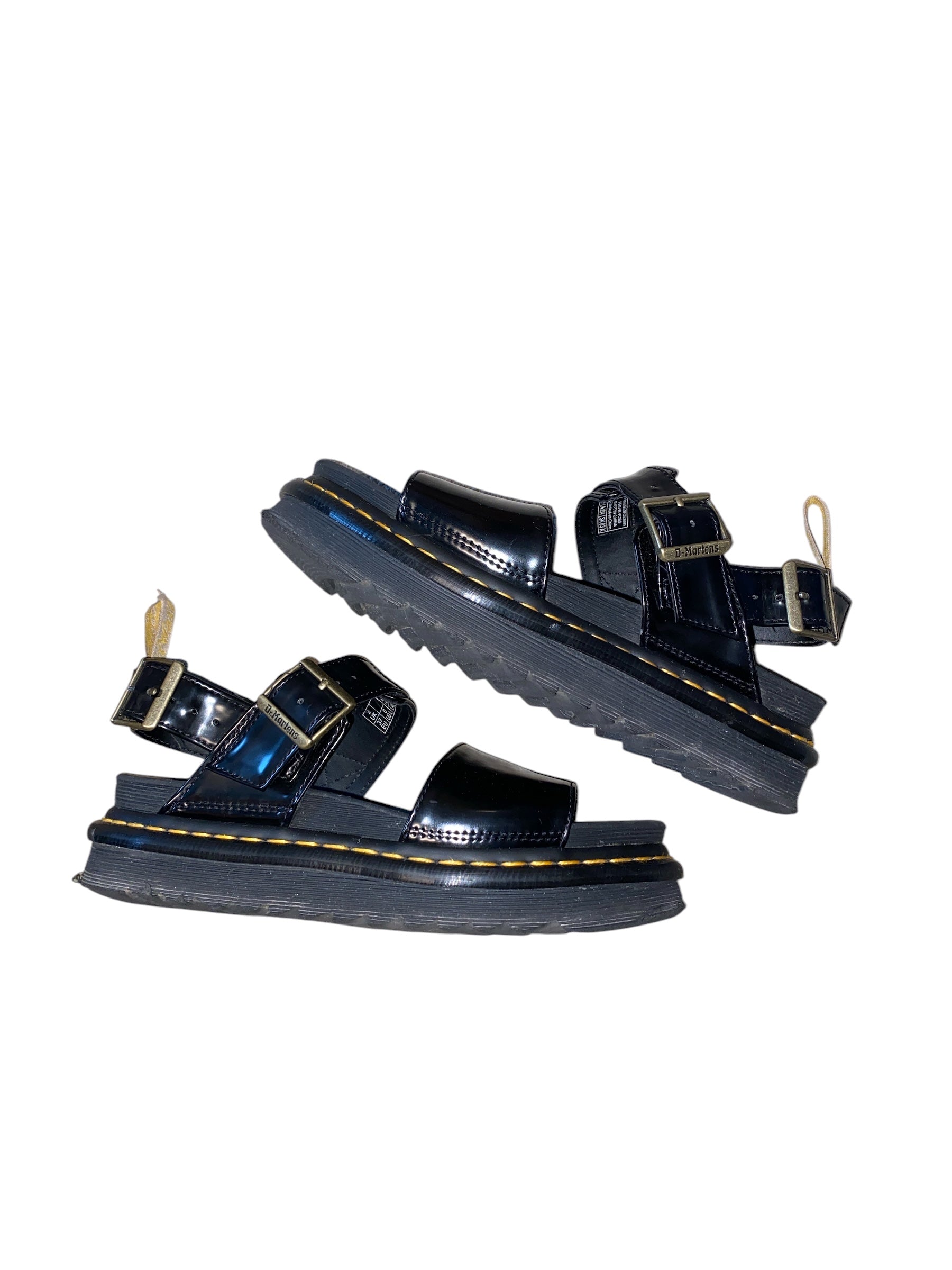 black dr martens sandals, 6 women