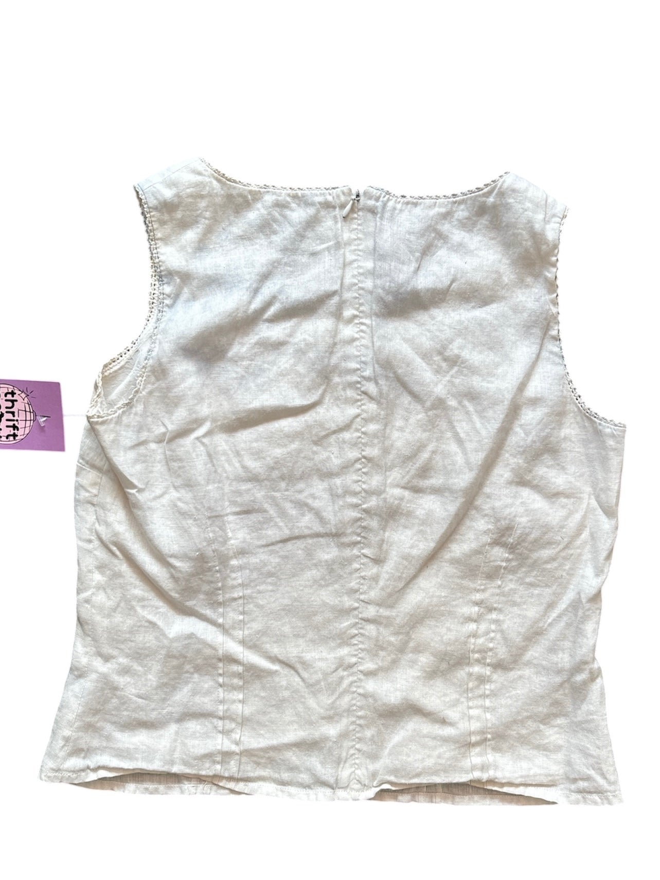 White ann taylor Embroidered top, 2P