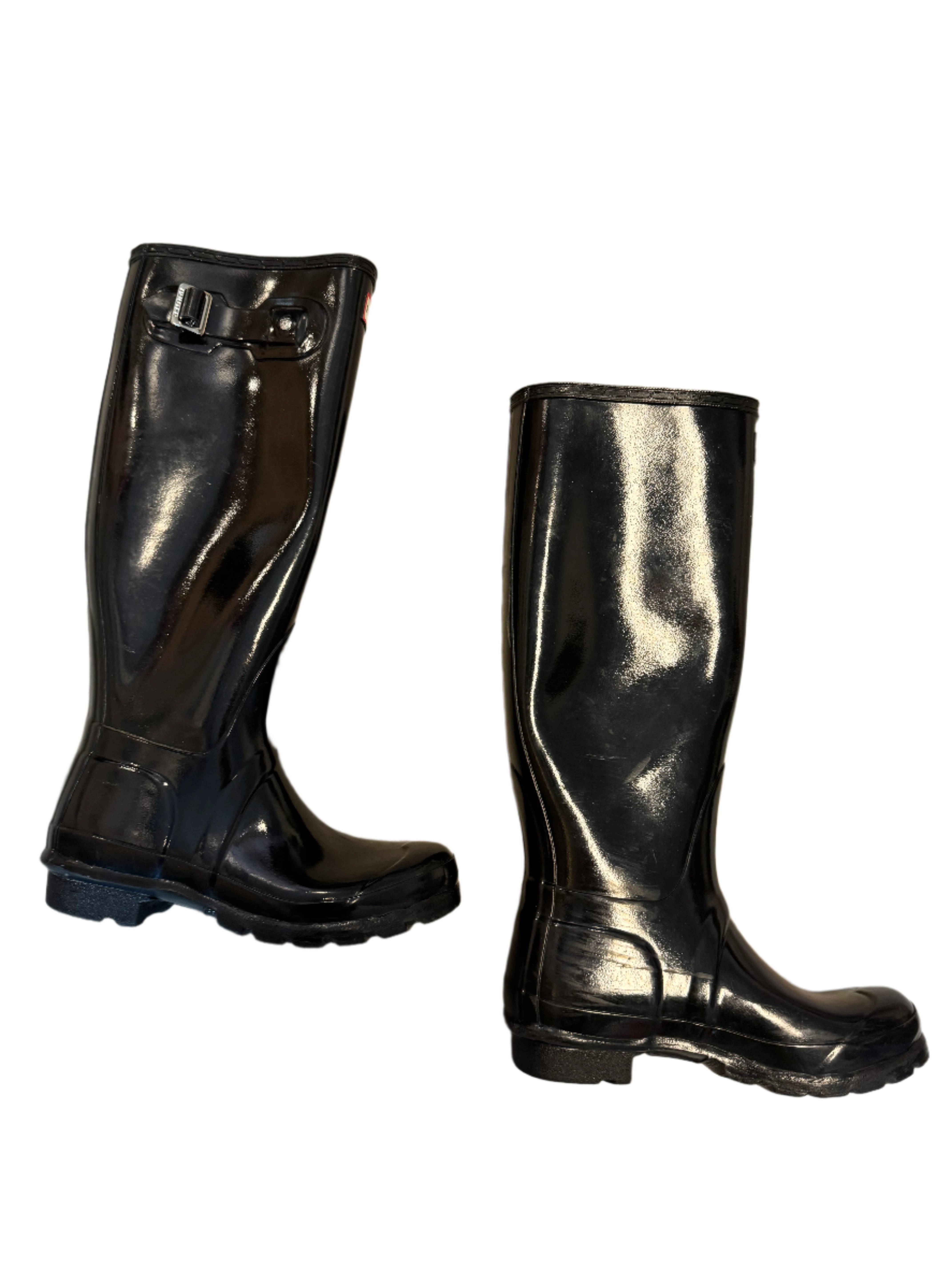 black hunter rain boots, 5 womens