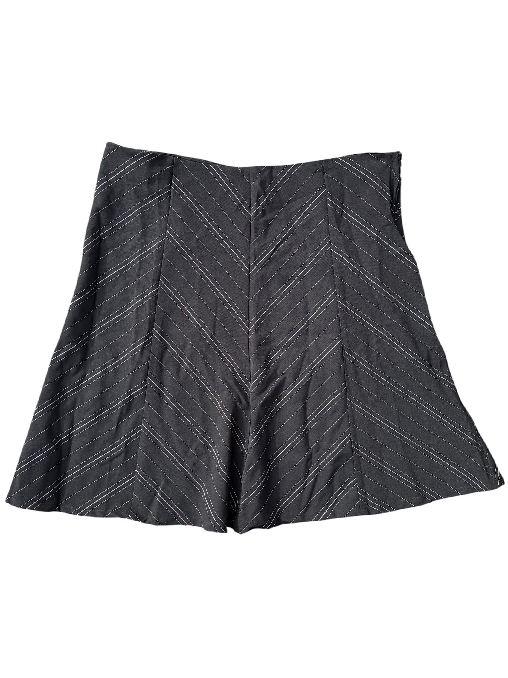 black pink karen sport DEADSTOCK striped skirt, 20