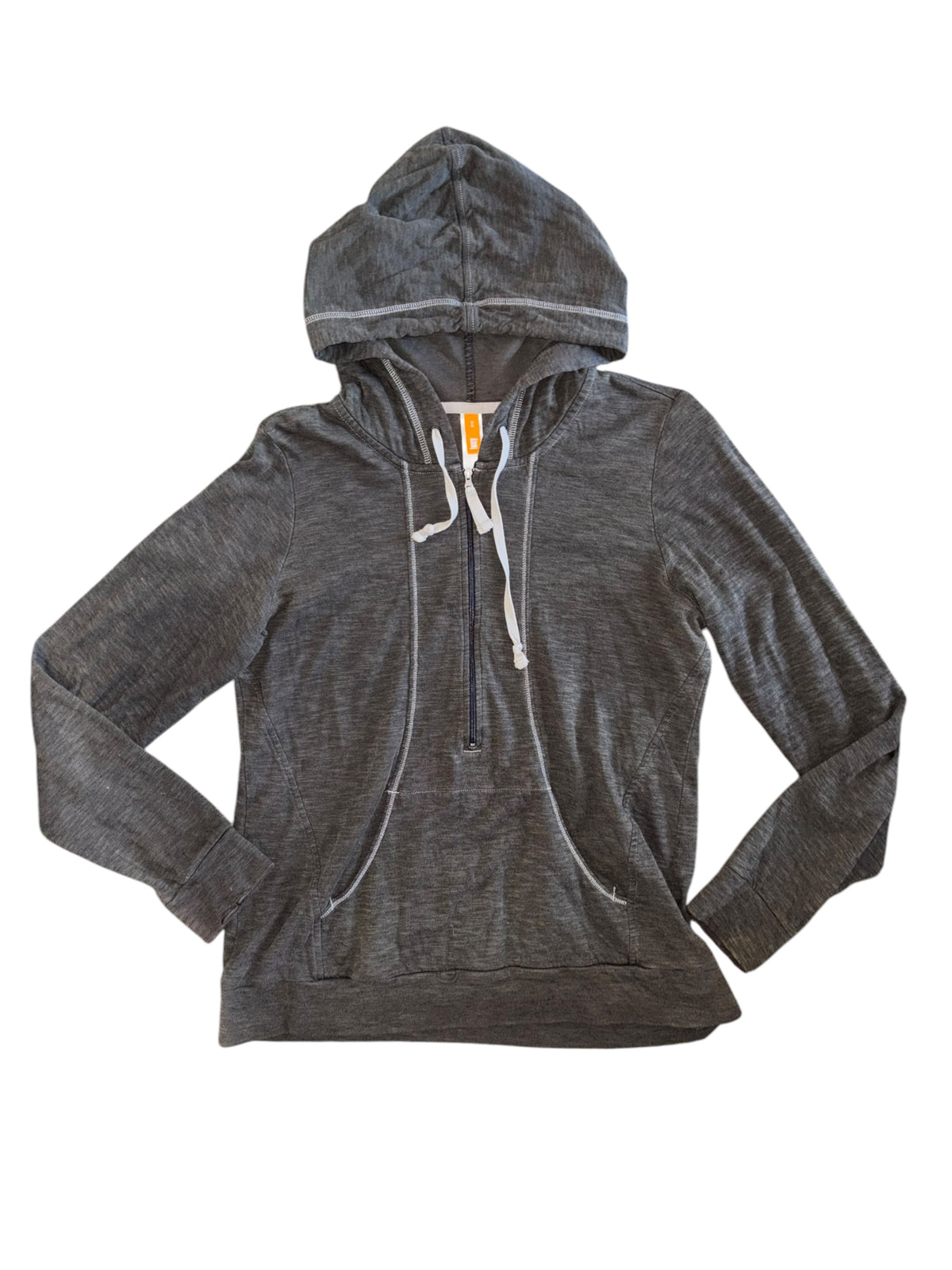 grey lucy half zip up jacket, m