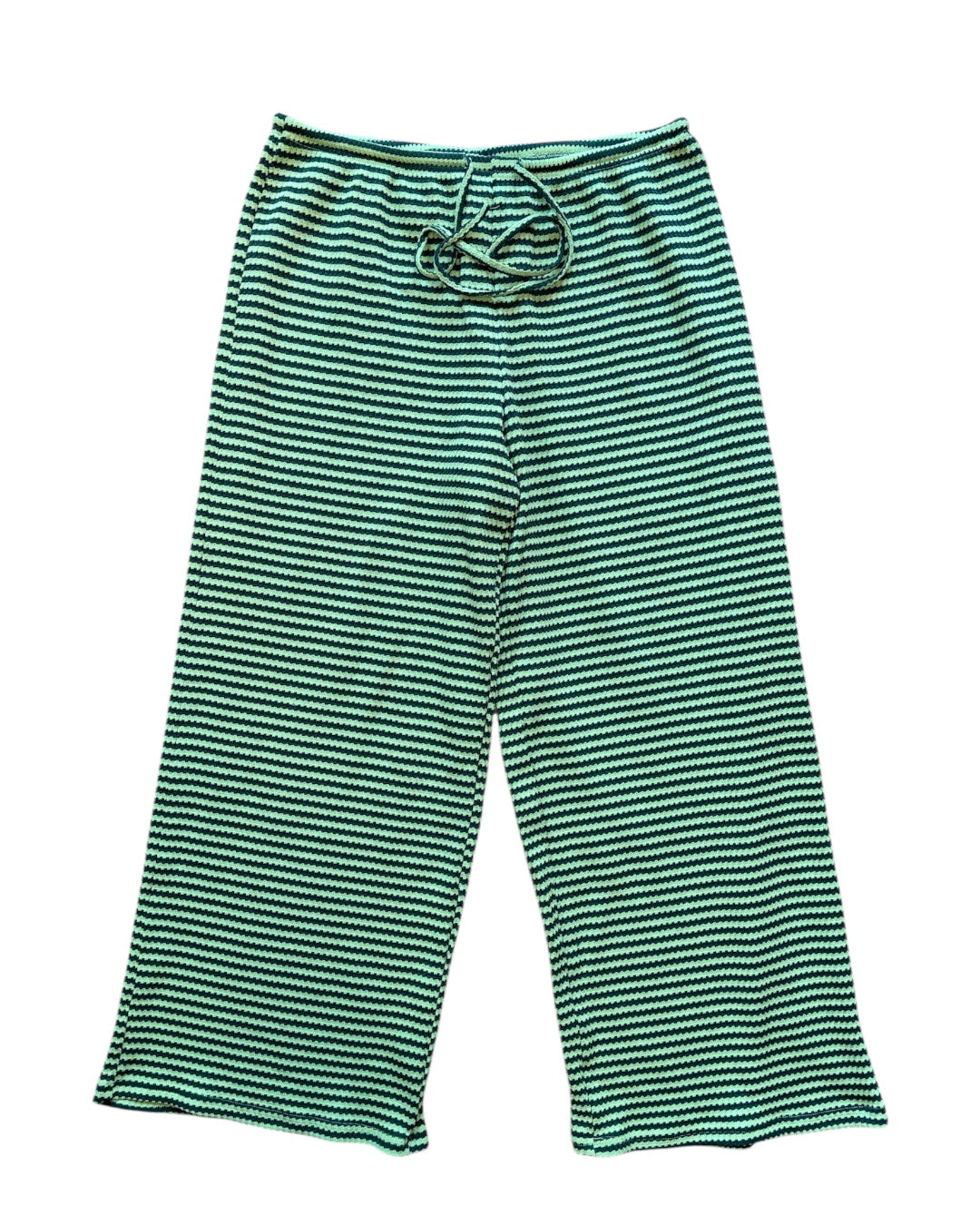 Green Missguided Chevron striped lounge pants, XL